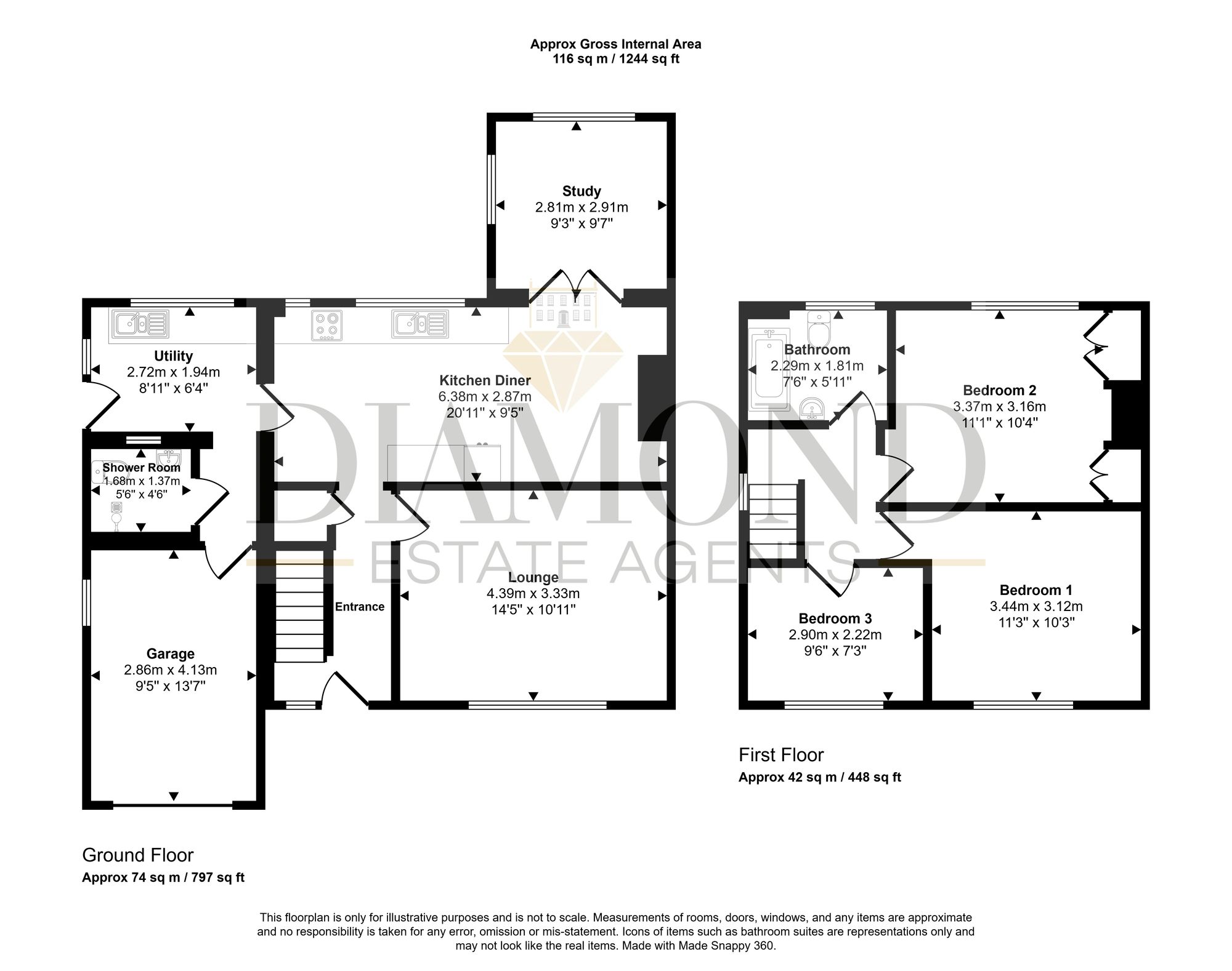 44 Branscombe Road, Tiverton floorplan