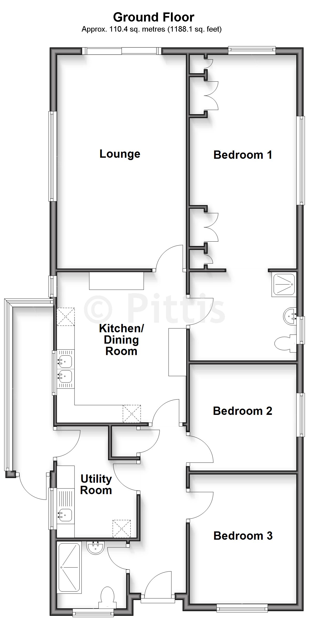 12, St. Faith's Road, Cowes floorplan