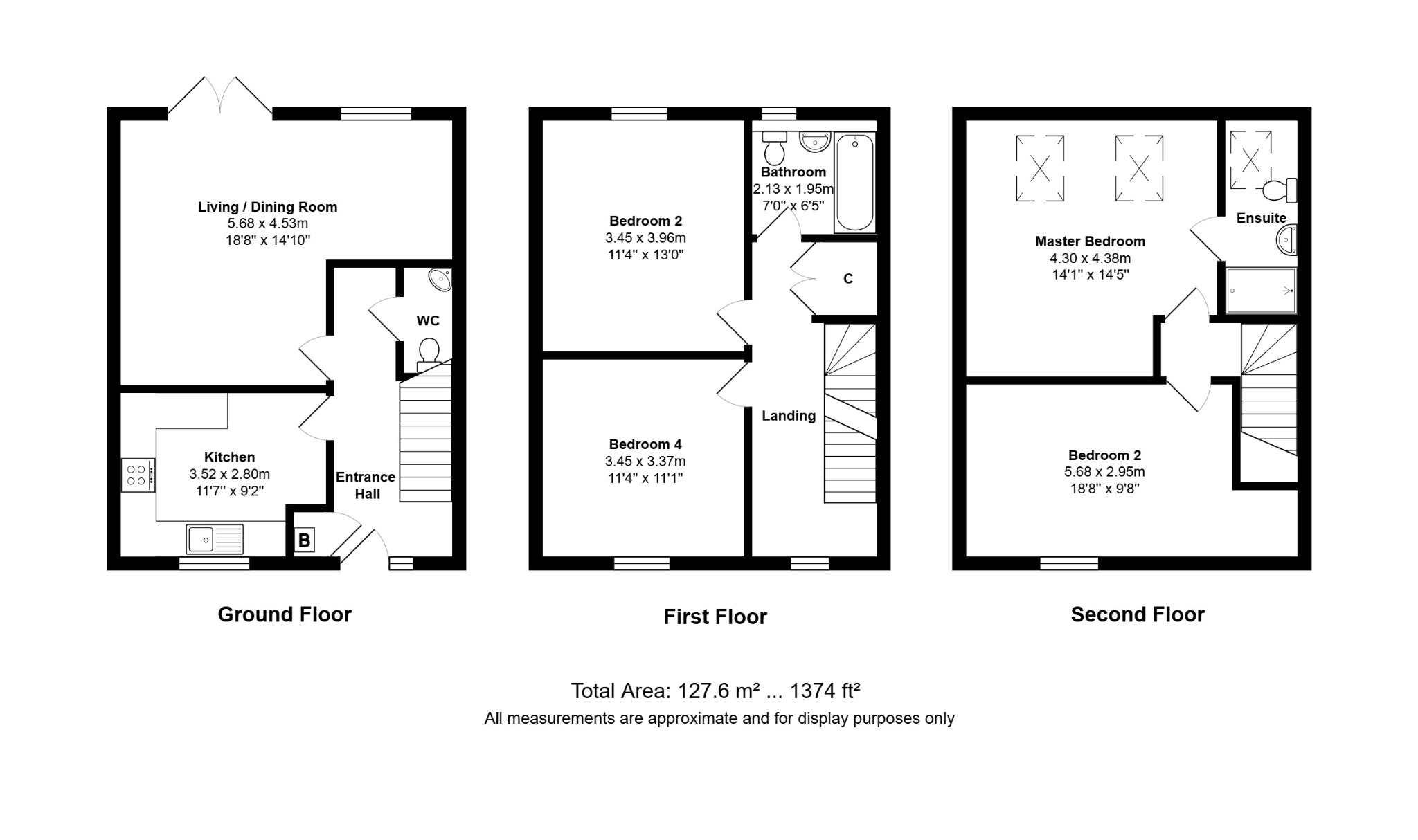 12 Heron Lane, King's Lynn, Norfolk floorplan