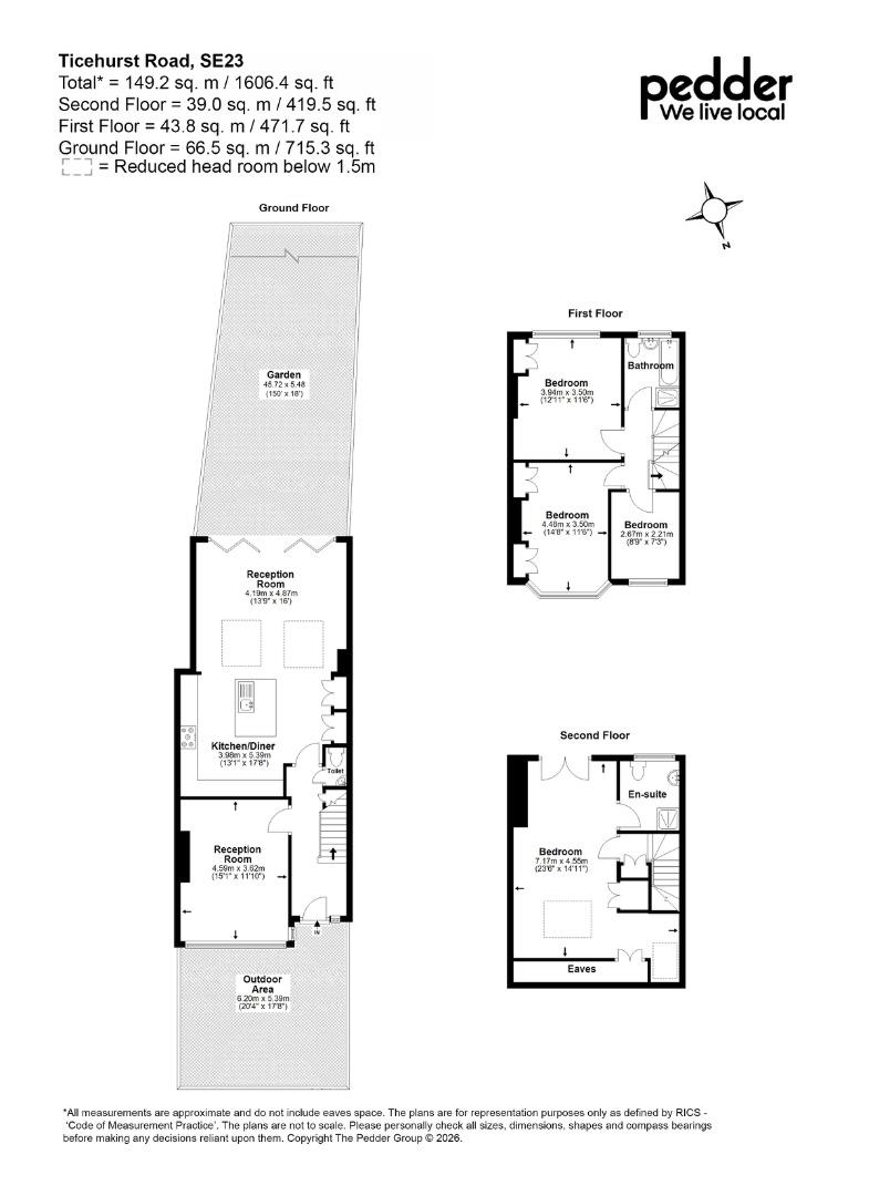 46, Ticehurst Road, London floorplan