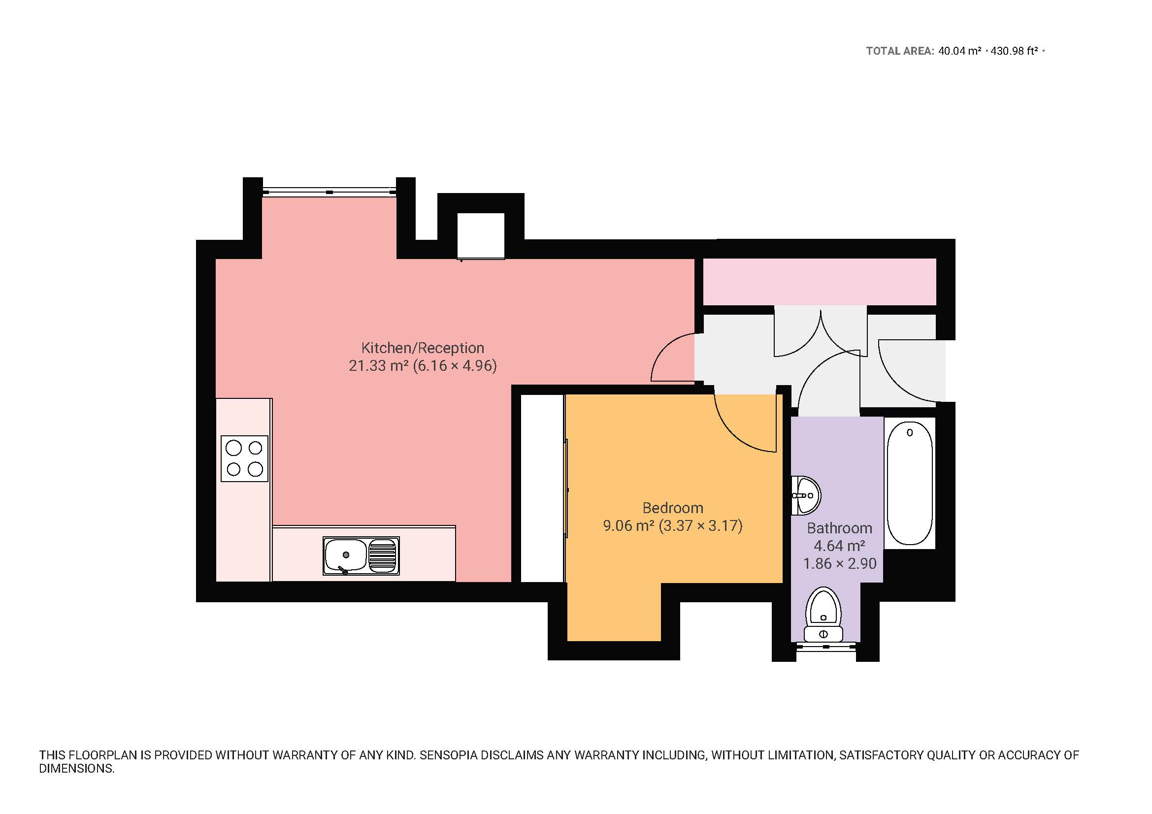 Flat 20, 23, Kenyon Way, Berkshire floorplan