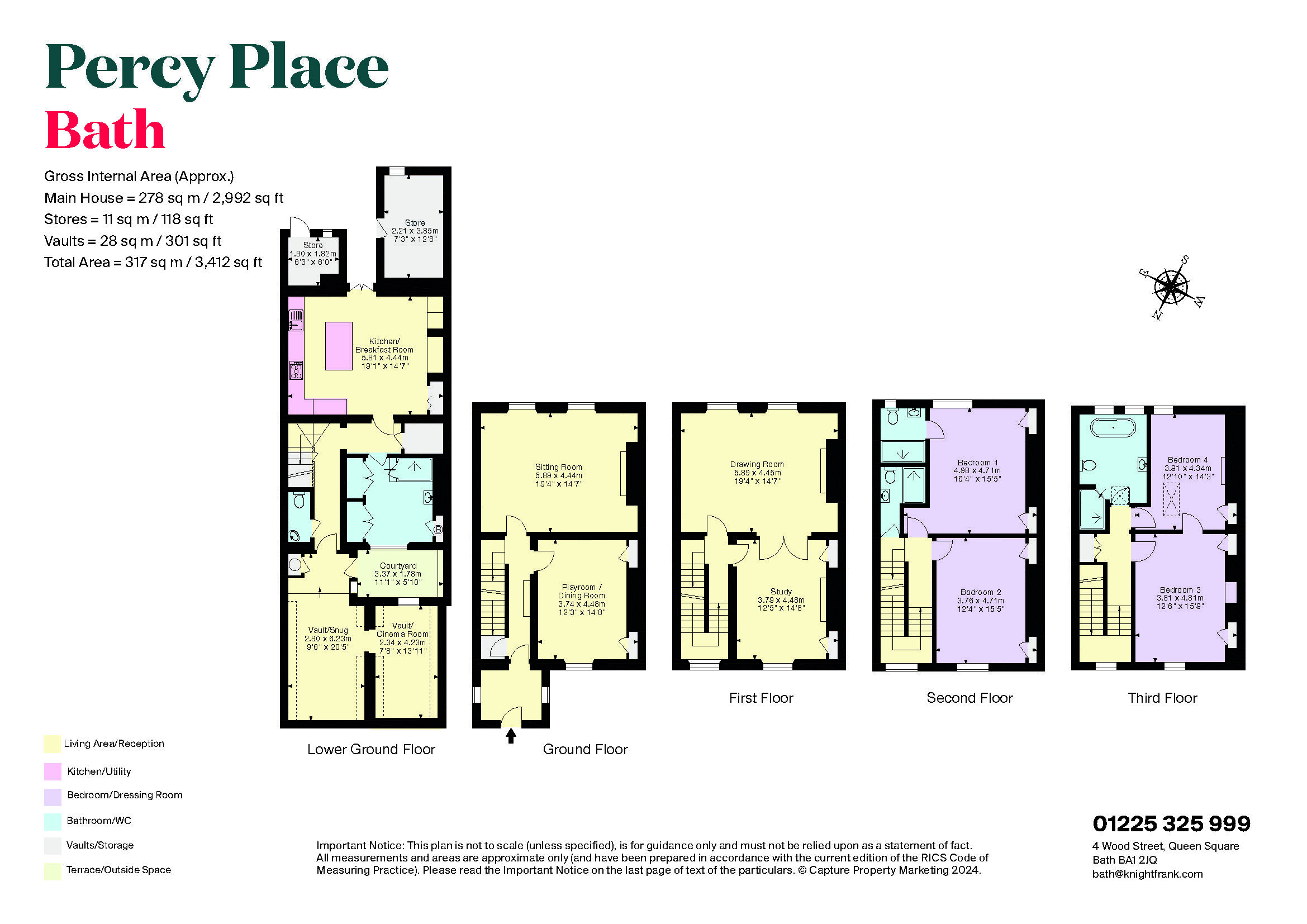 6, Percy Place, Bath floorplan