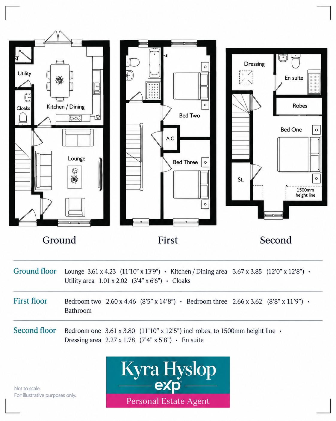 58, Coaker Road, Exeter floorplan