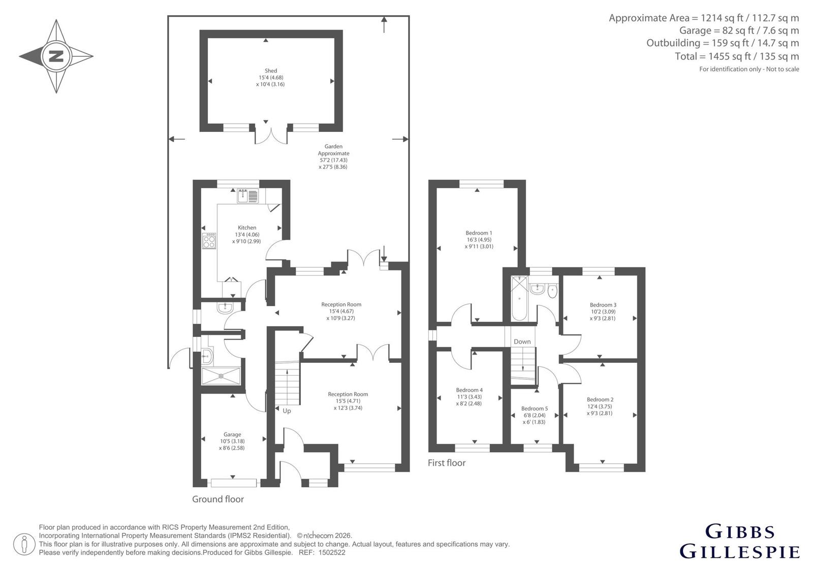 46, Glisson Road, Uxbridge floorplan