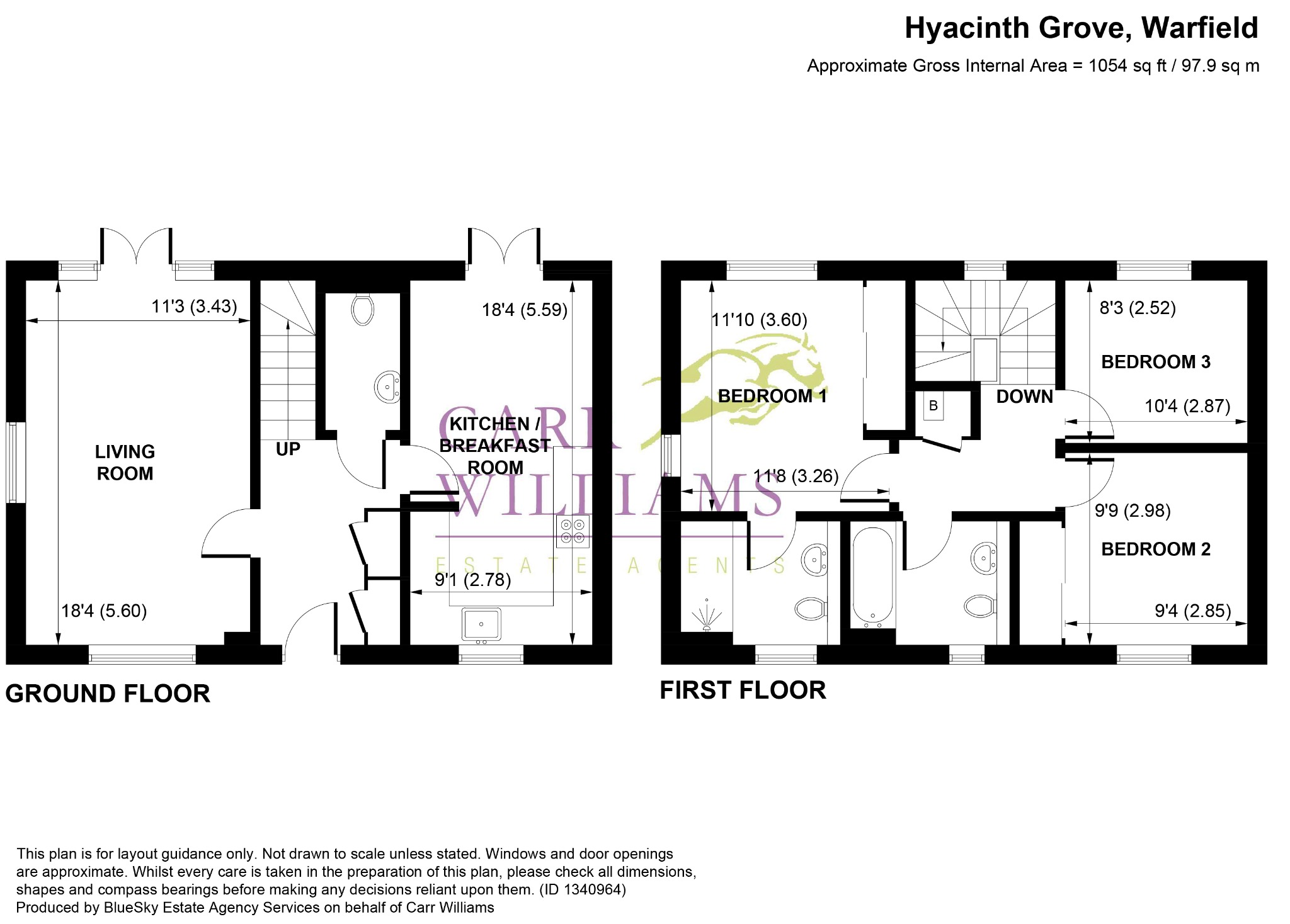 37 Hyacinth Grove, Woodhurst Park, Warfield floorplan