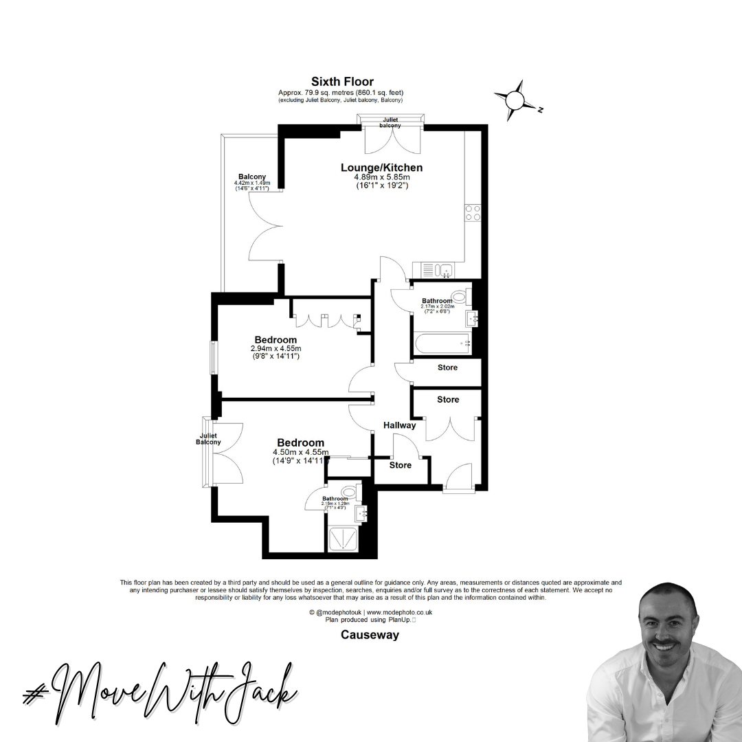 Apartment 33 Causeway House,5 Creek Lane, London floorplan