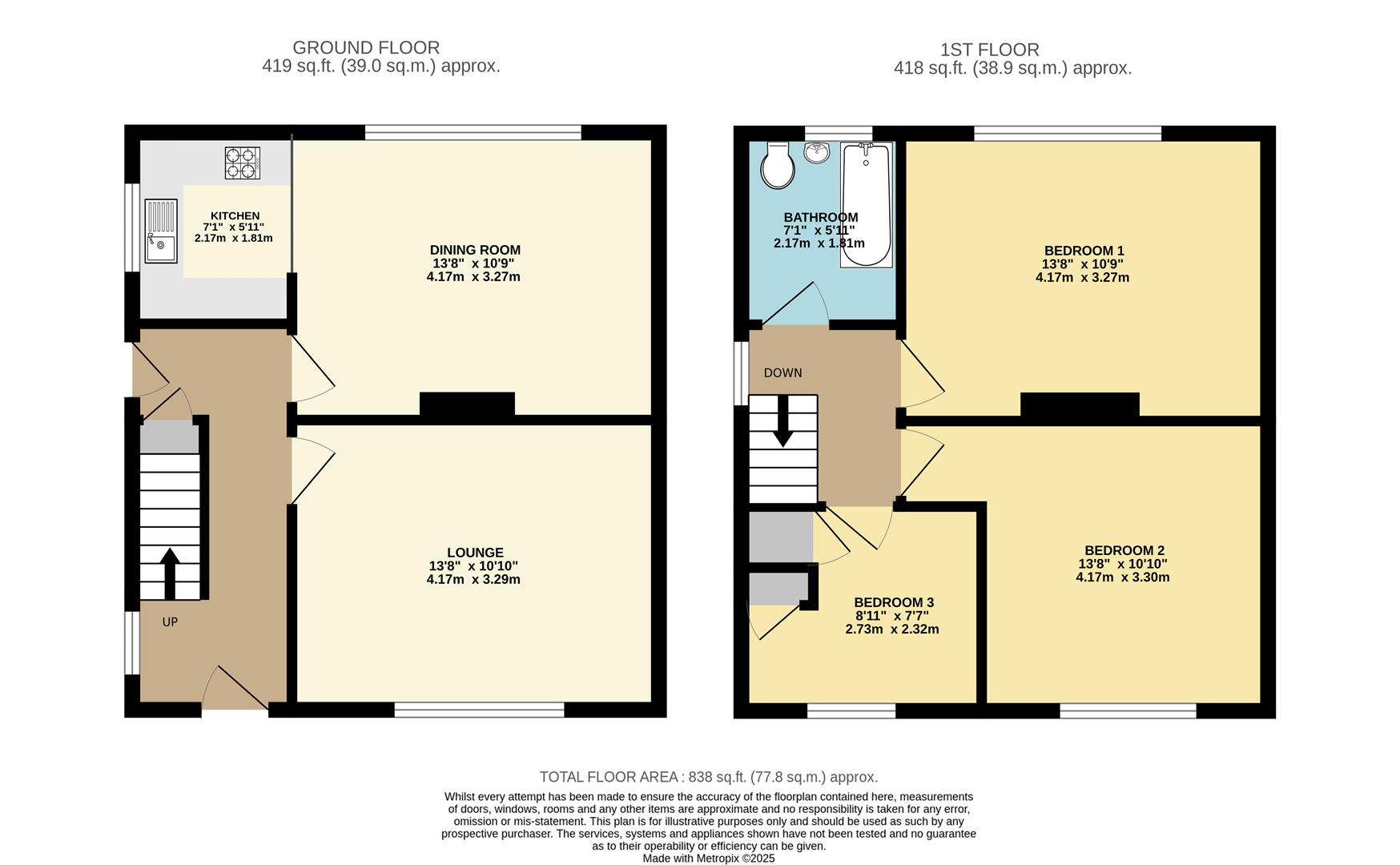 3, Castor Close, Brixham floorplan