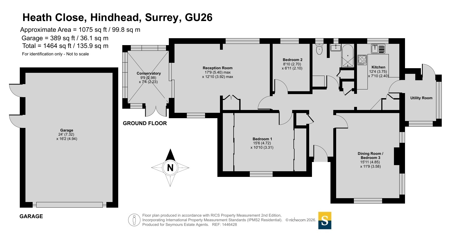 Firswood,, Heath Close, Surrey floorplan