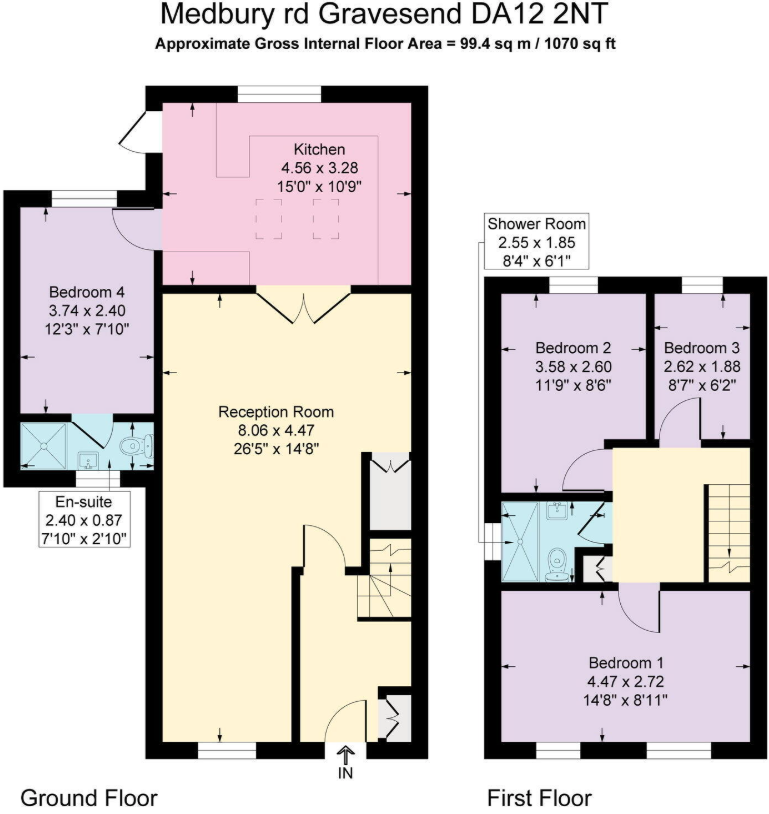 6, Medbury Road, Kent floorplan