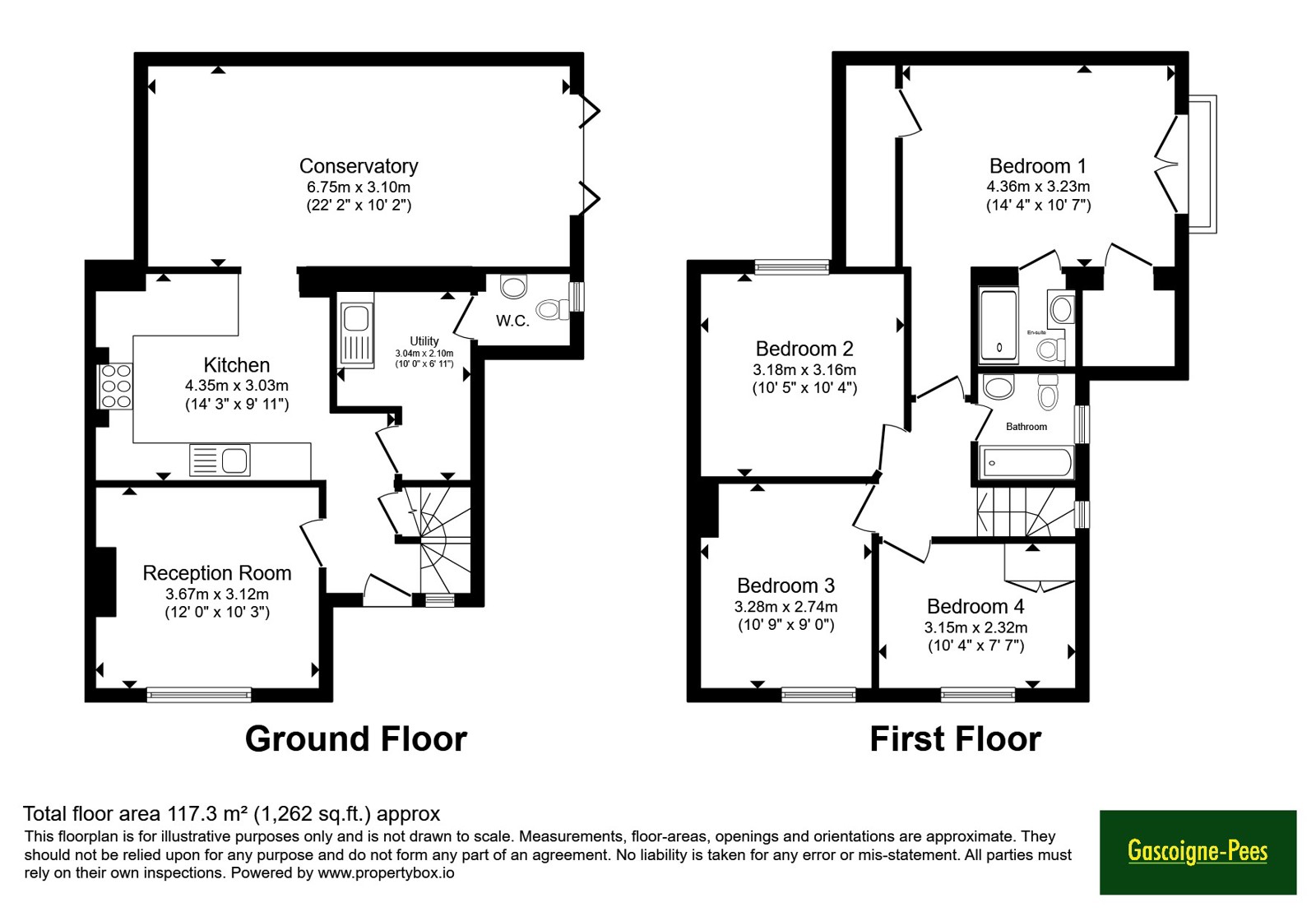 2 Church Cottages,, The Street, Godalming floorplan