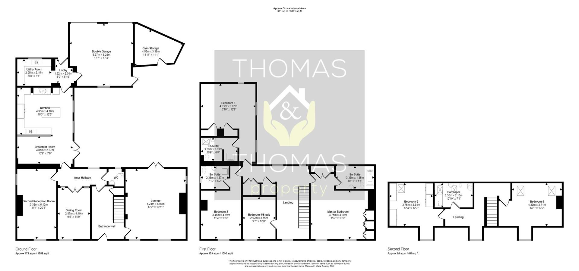 Priory Court, Leonard Stanley, Stonehouse GL10, 6 bedroom detached house for sale 65053335