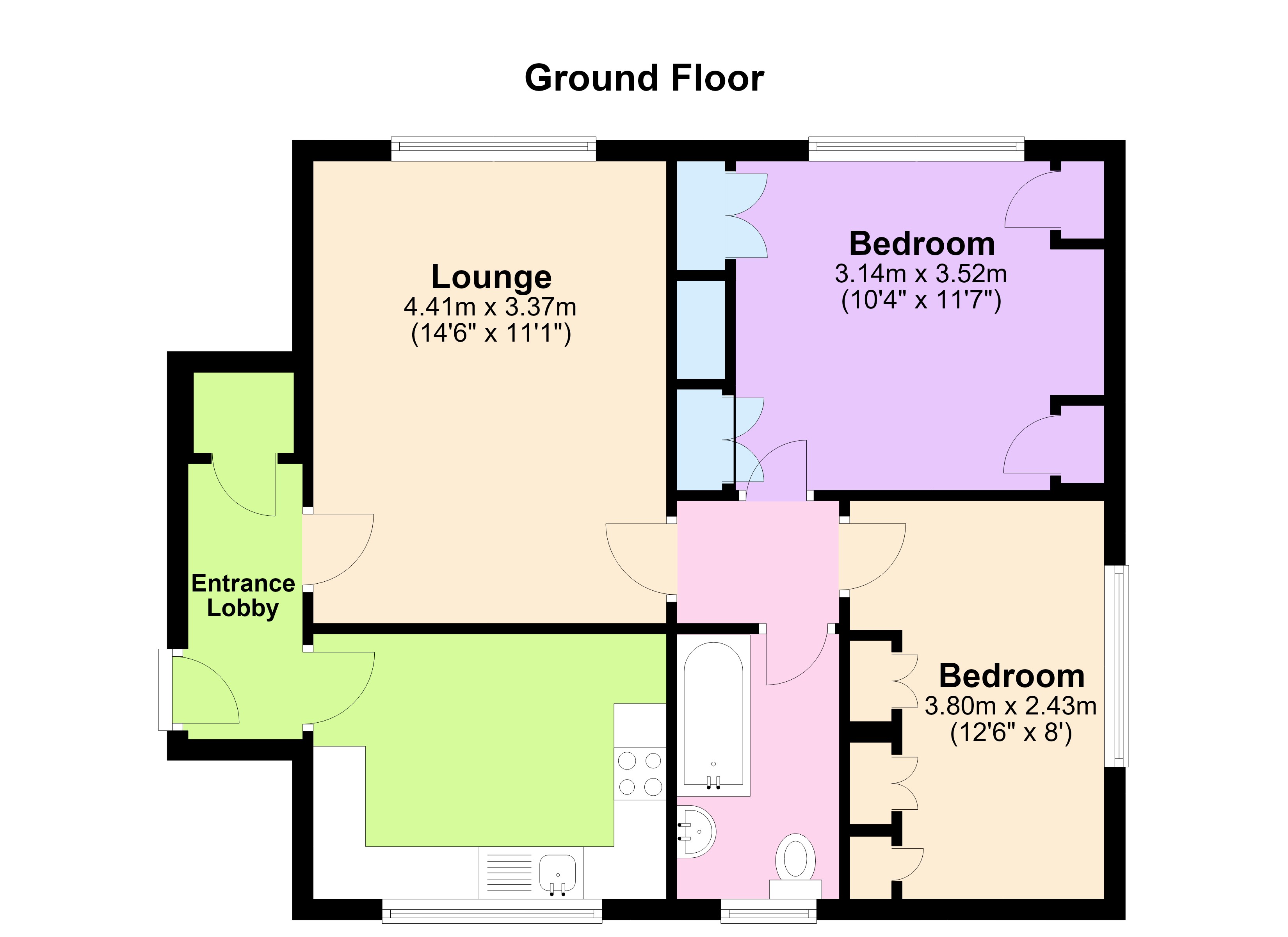 Gibbons Avenue, Nottingham floorplan