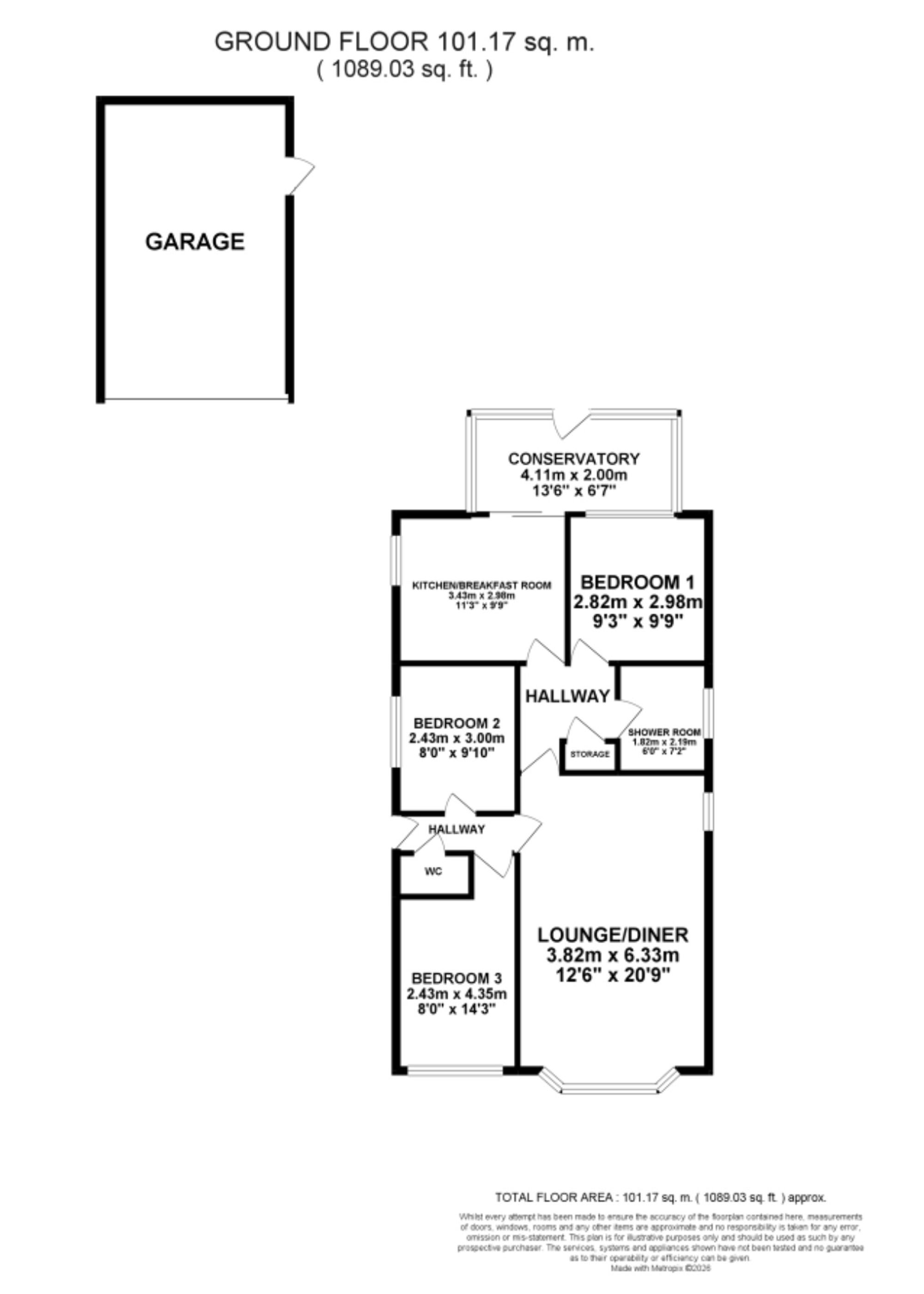 8 Newmarket Way, Stoke-On-Trent floorplan