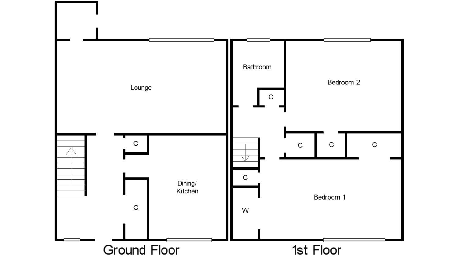 2 Bedrooms Terraced house for sale in Beauly Court, Falkirk, Stirlingshire FK1