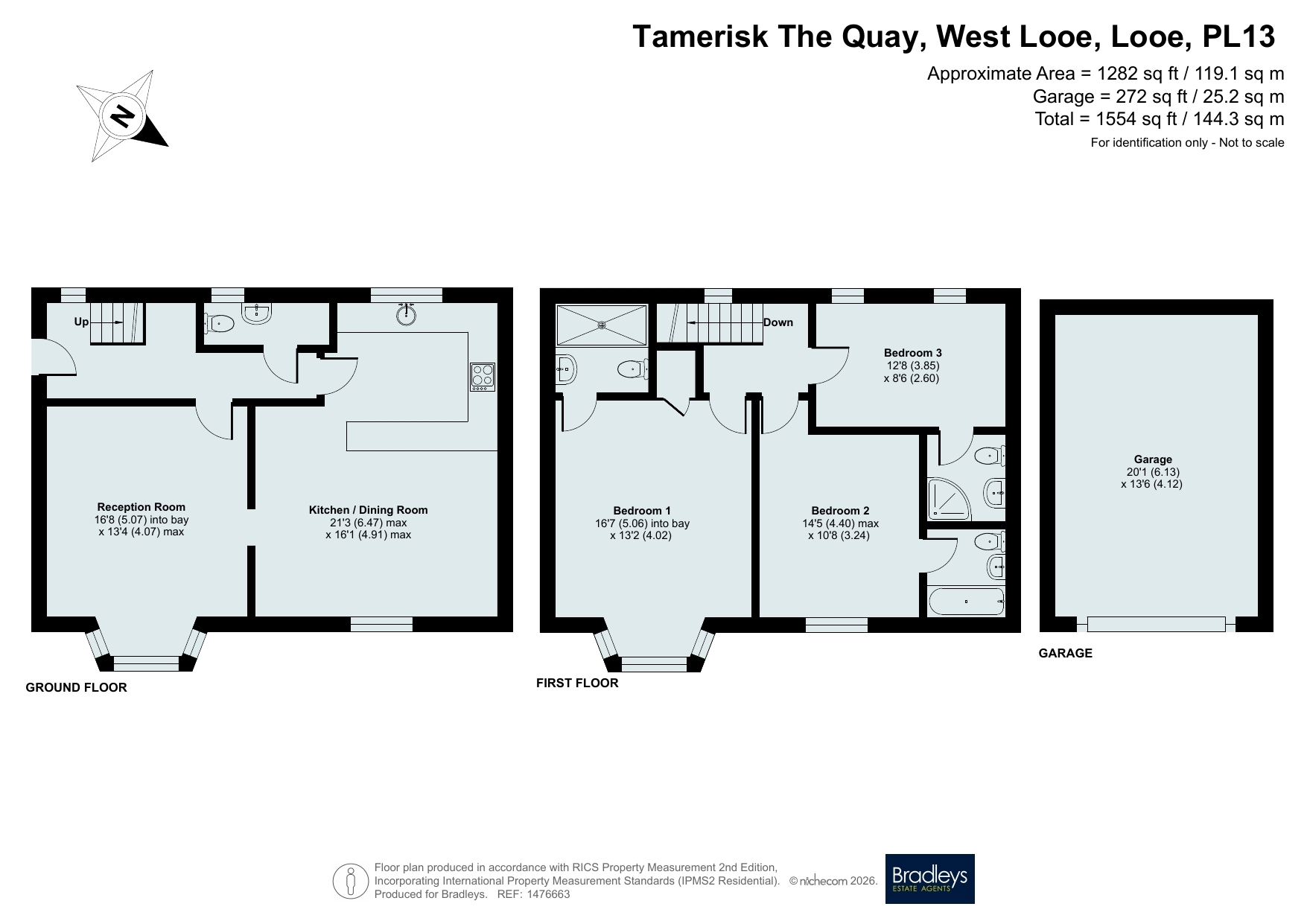Tamerisk,, The Quay, Looe floorplan