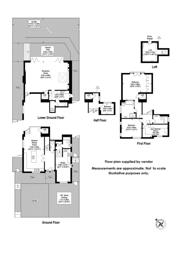 44, The Ridings, Ealing floorplan