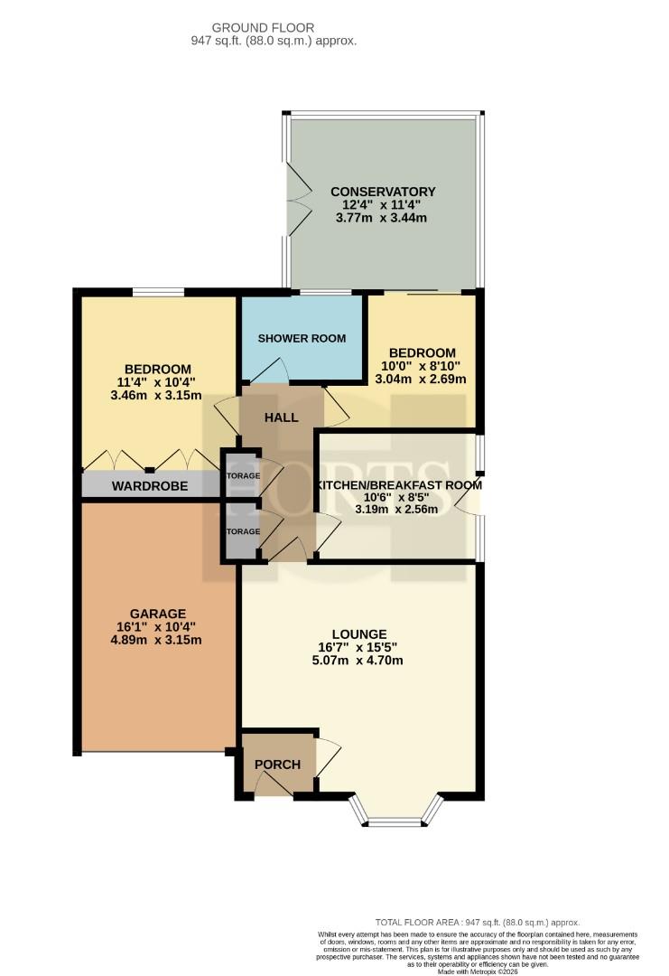 Stuart Close, Northampton floorplan