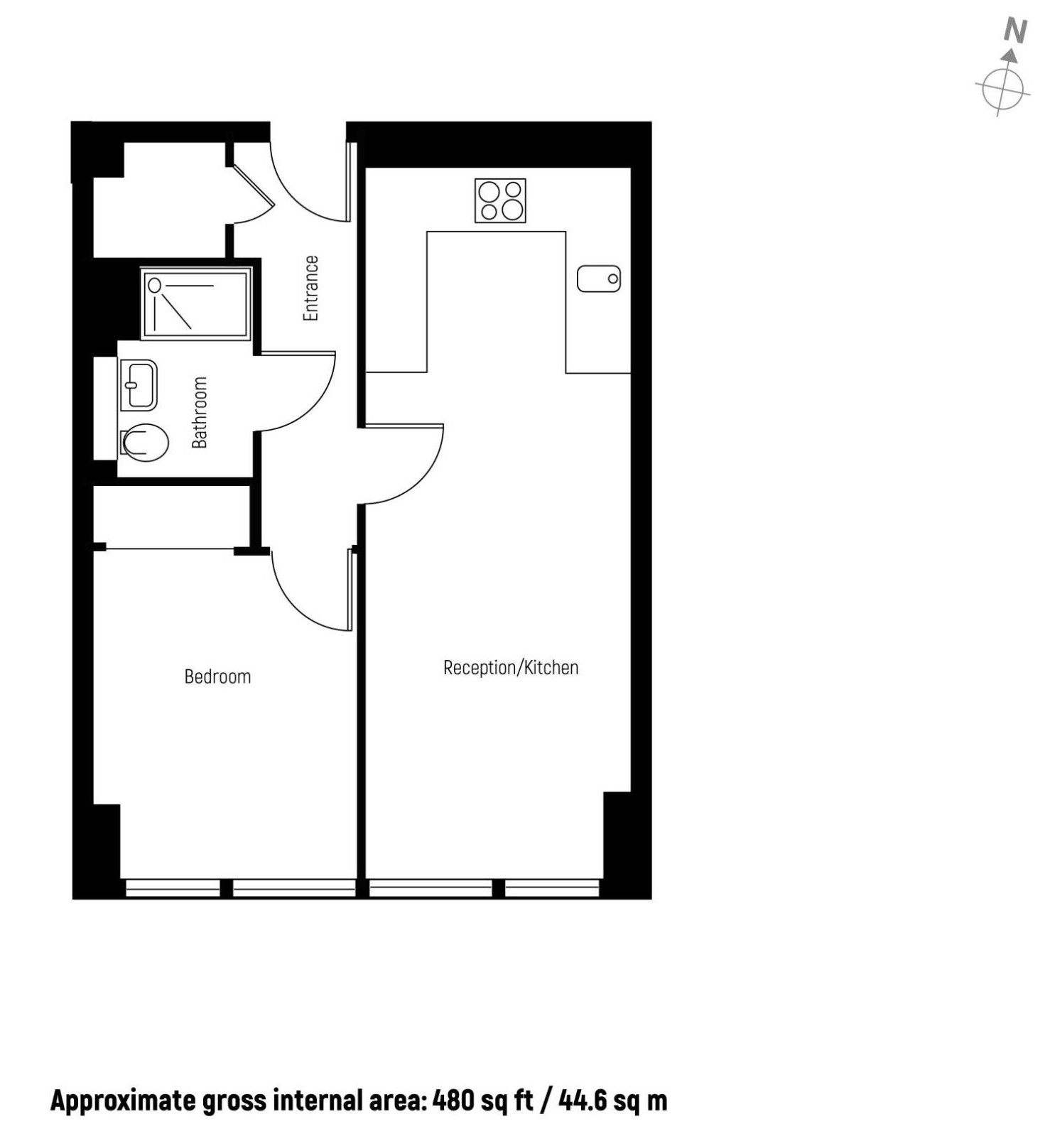 224 Westgate House, West Gate, London floorplan