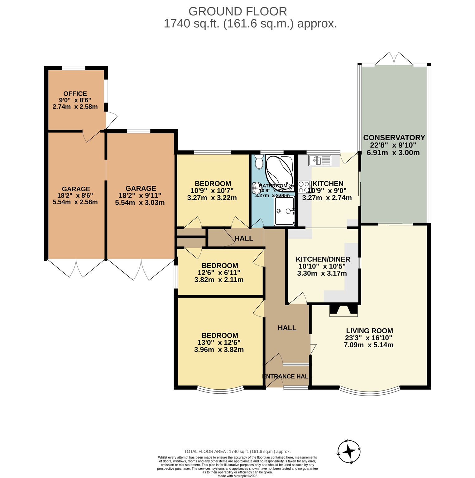 Kings Gatchel, Higher Street, Crewkerne floorplan