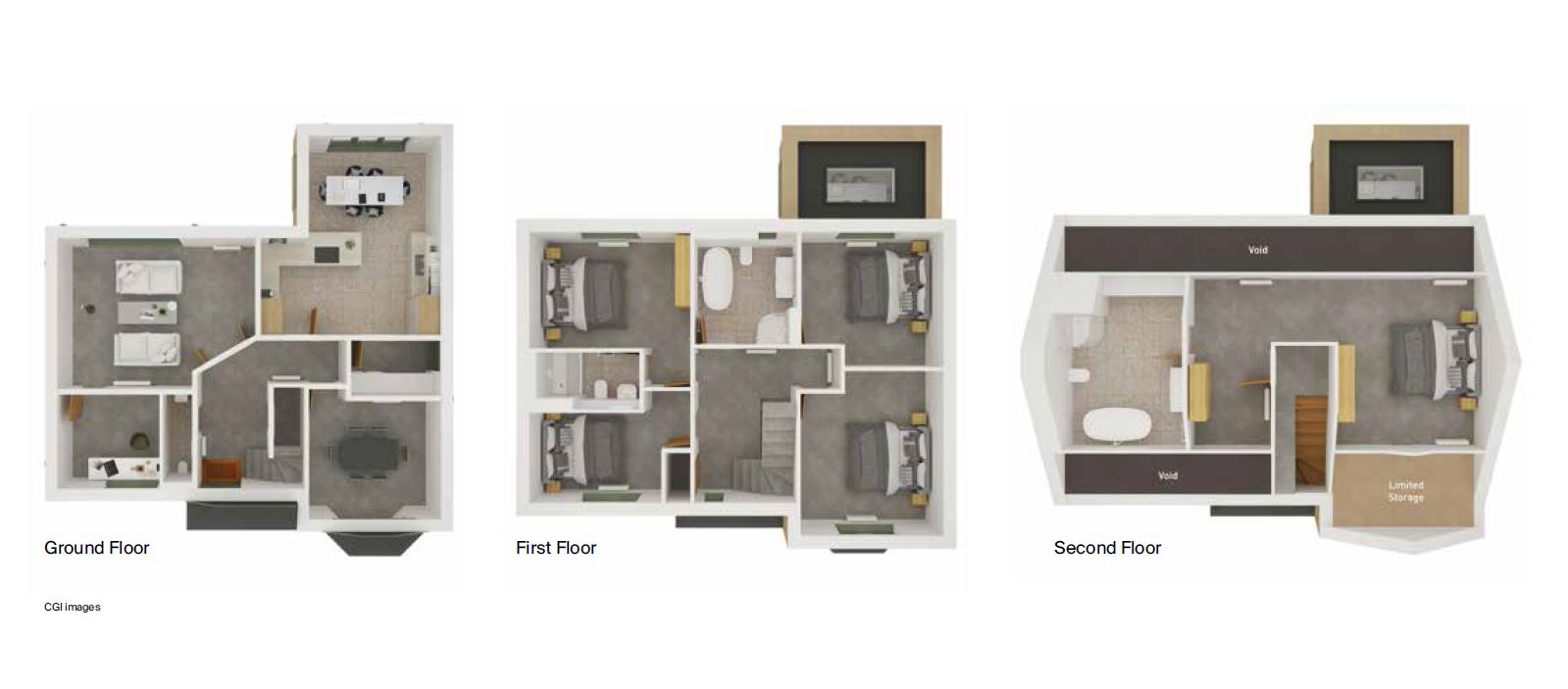 New home, 5 bed detached house for sale in The Swallows, BourtonOnThe