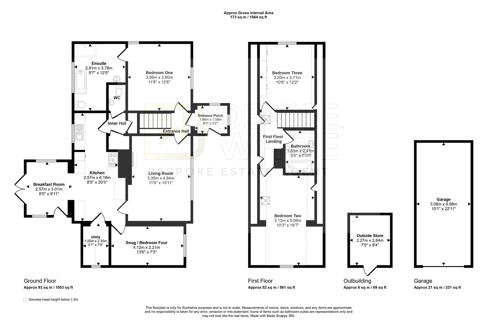 Hillside, Ashbourne Lane, Ashbourne floorplan