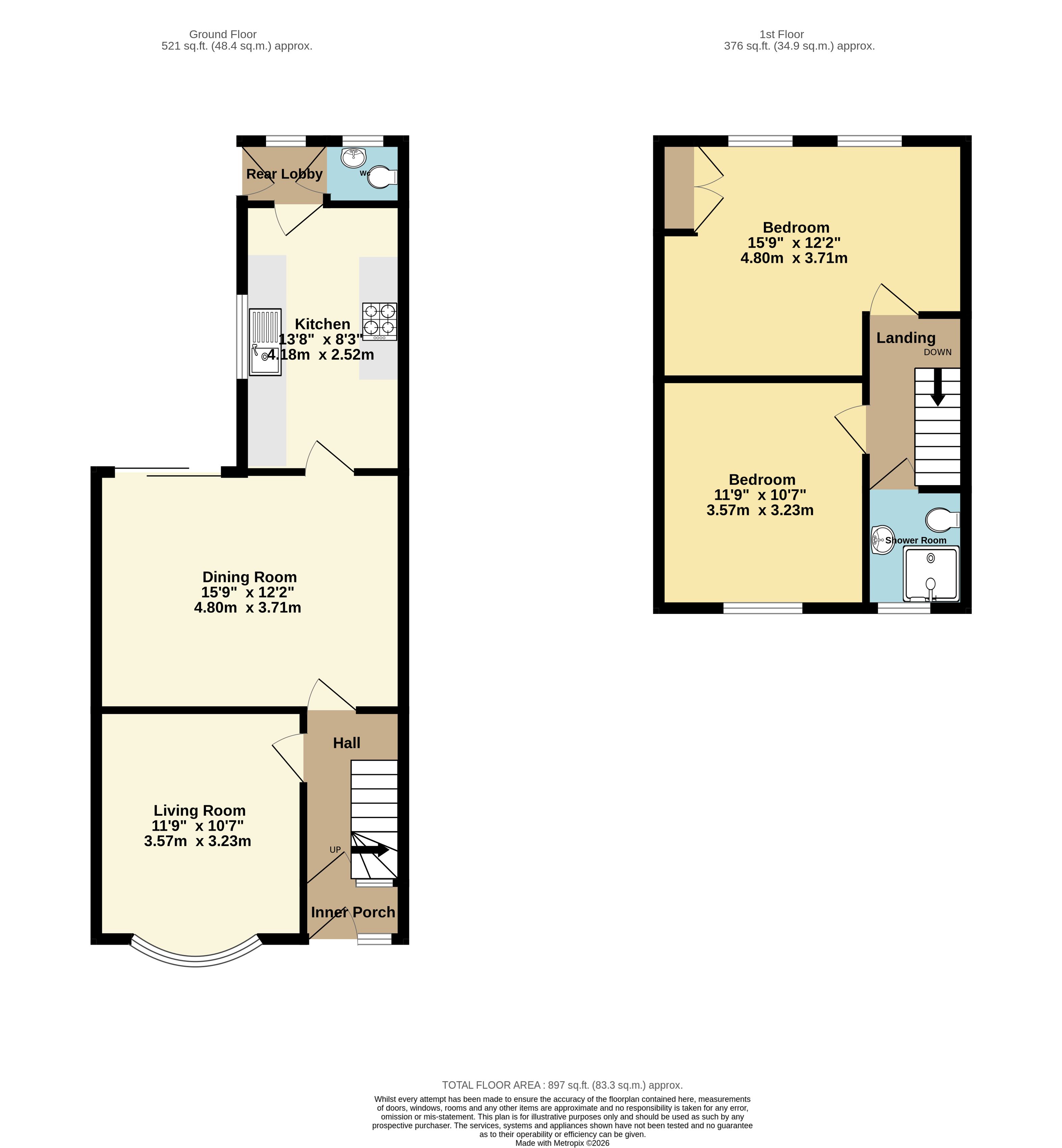 Cooperage Road, Bristol floorplan