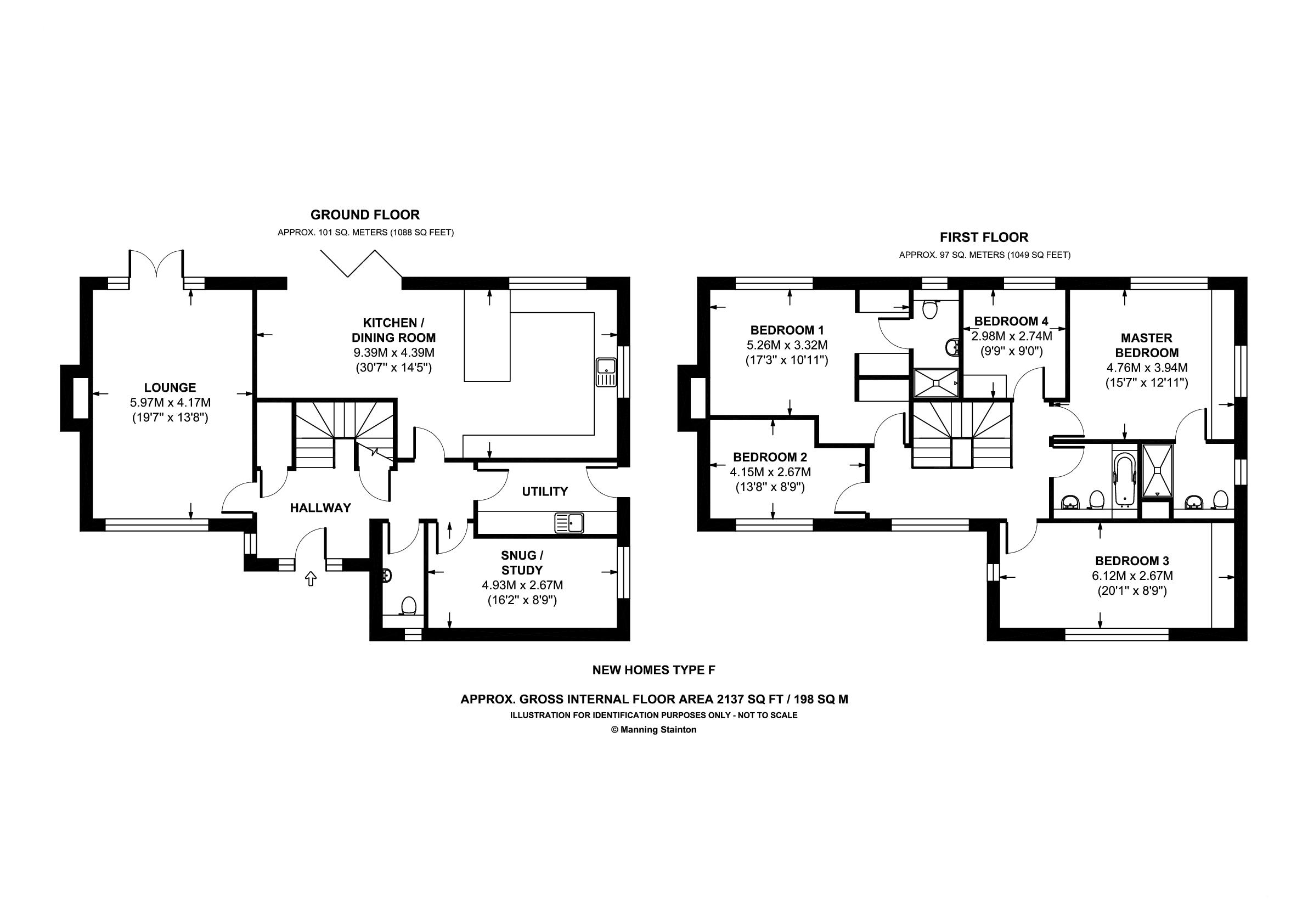 PLOT 1 - The Fairfax,, Stanhope Gardens, Ulleskelf floorplan