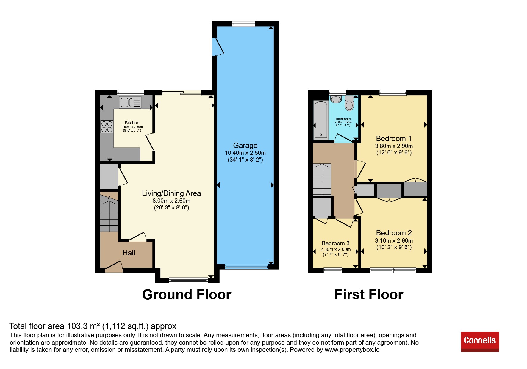 135, Bramley Way, Cambridge floorplan
