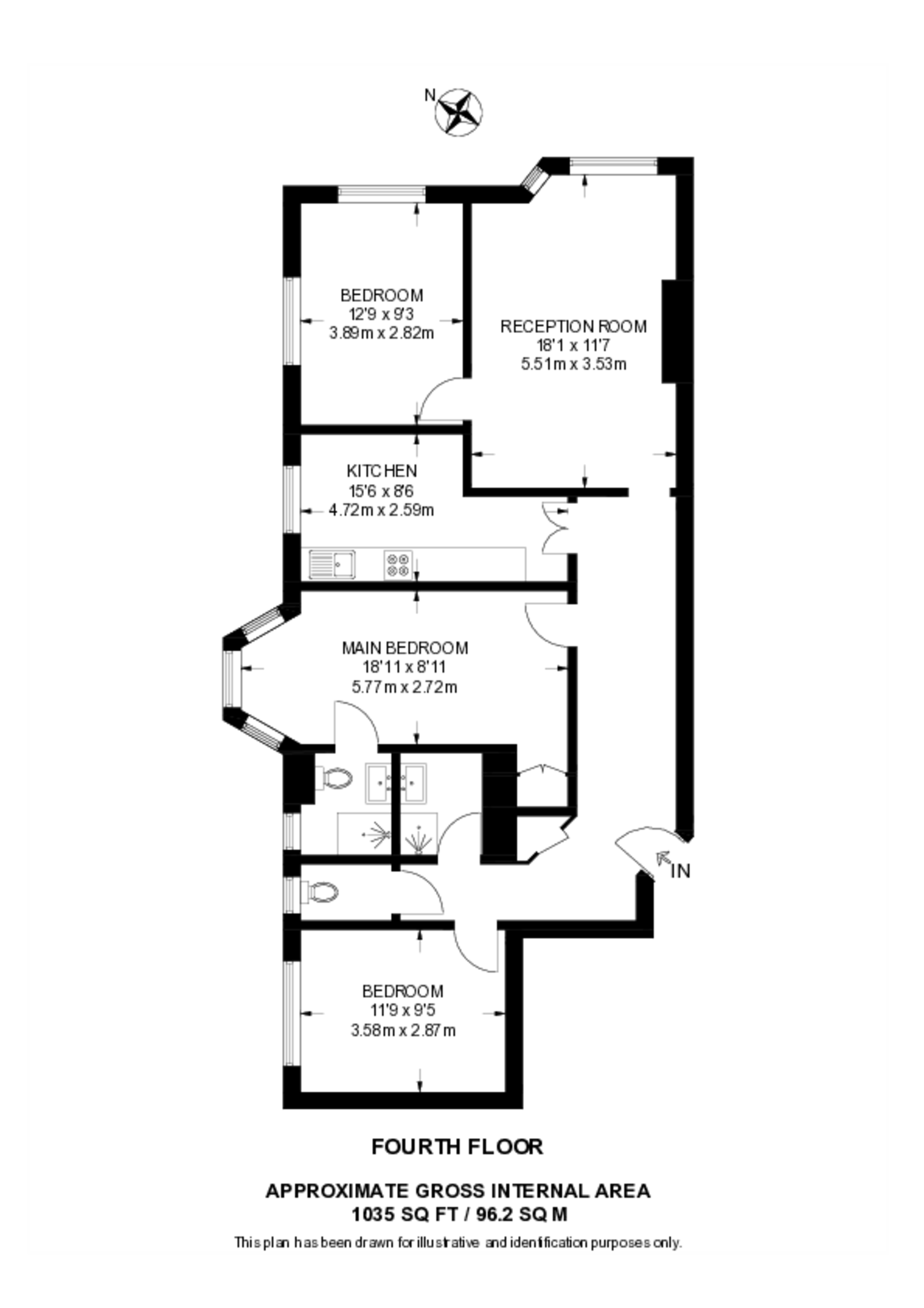 Park West, Hyde Park Estate floorplan