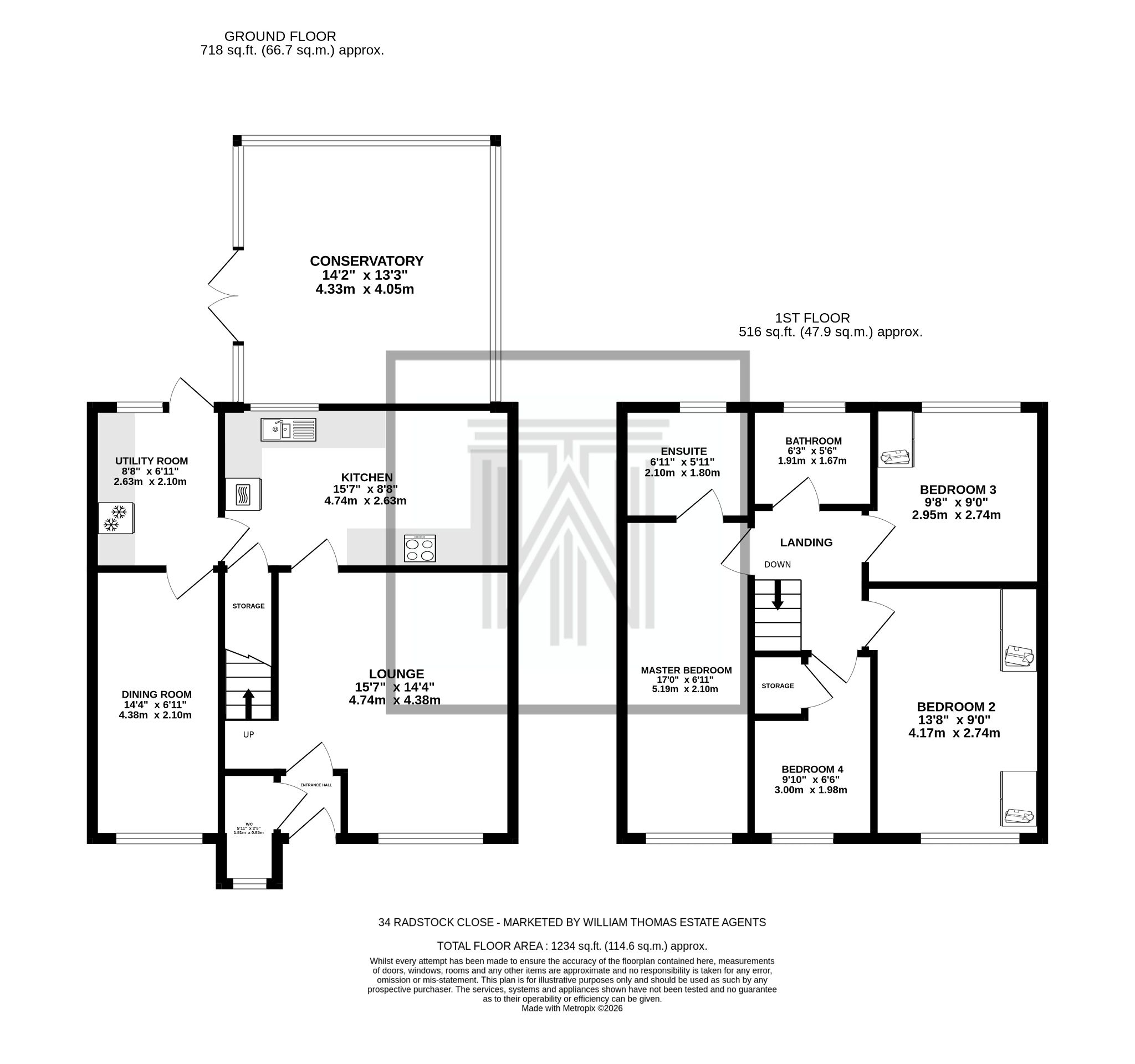 34 Radstock Close, Bolton floorplan