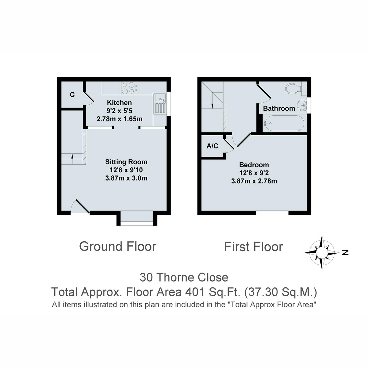 30, Thorne Close, Kidlington floorplan
