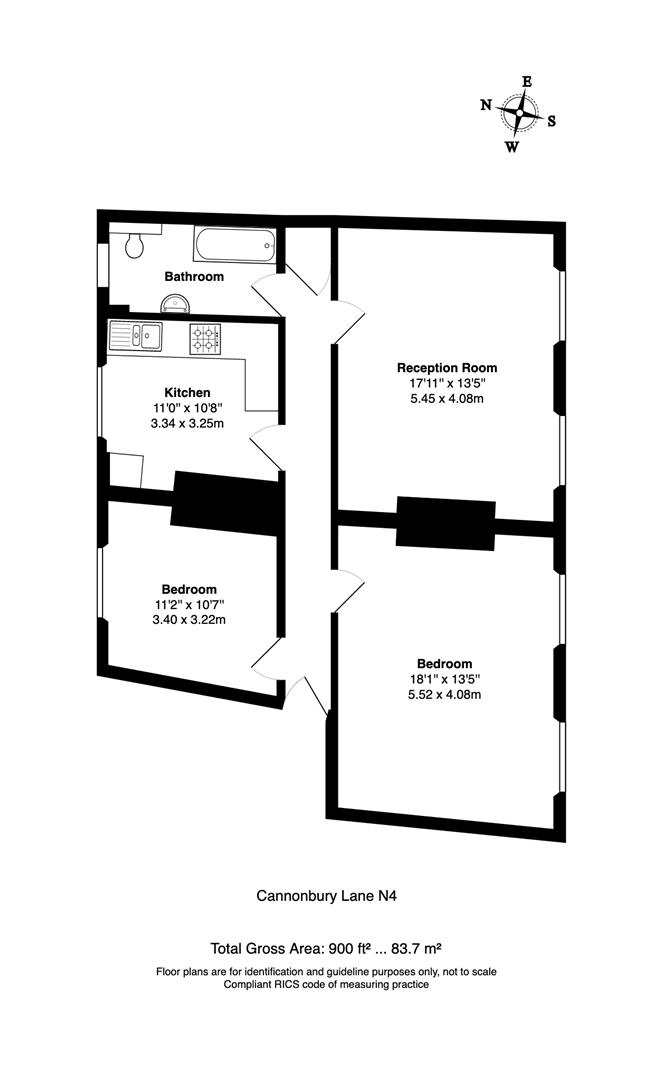 Flat 3 10 - 12, Canonbury Lane, Canonbury floorplan