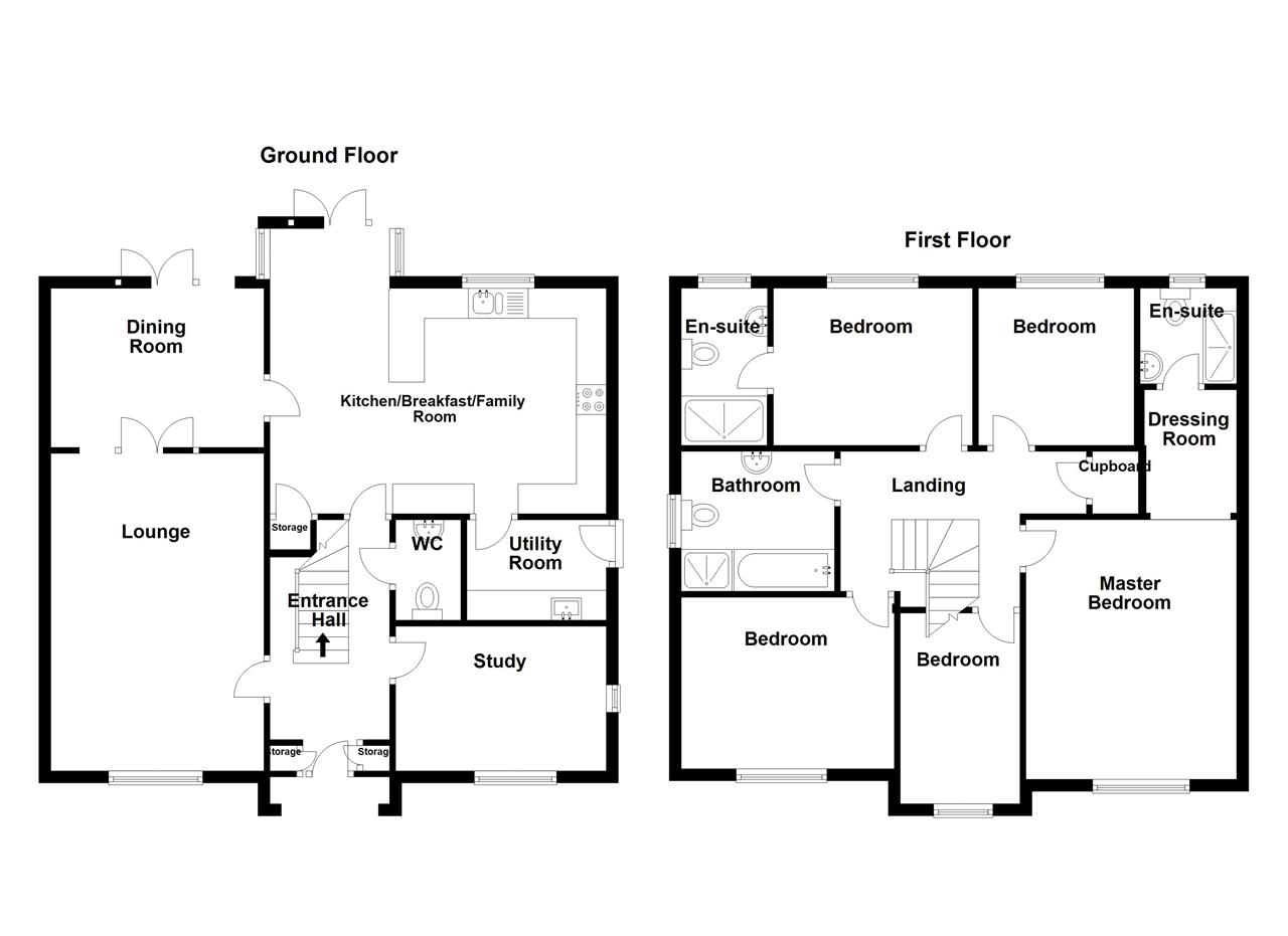 5 Bedrooms Detached house for sale in Yelland Walk, Great Haywood, Stafford ST18