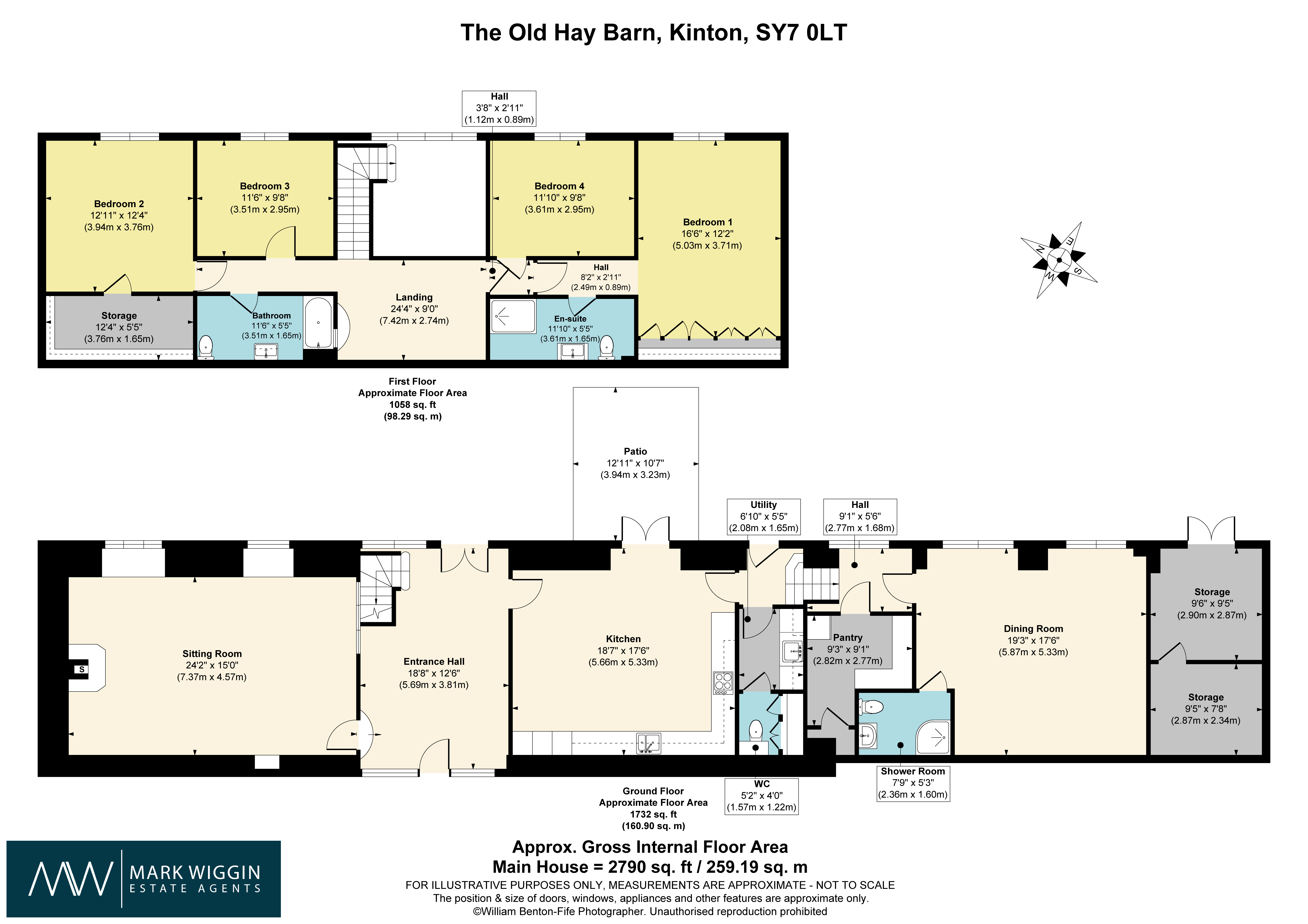 The Old Hay Barn,, Kinton, Craven Arms floorplan