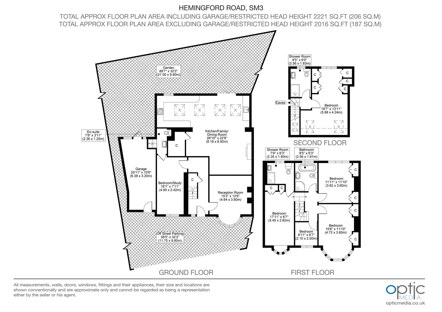 27, Hemingford Road, Sutton floorplan
