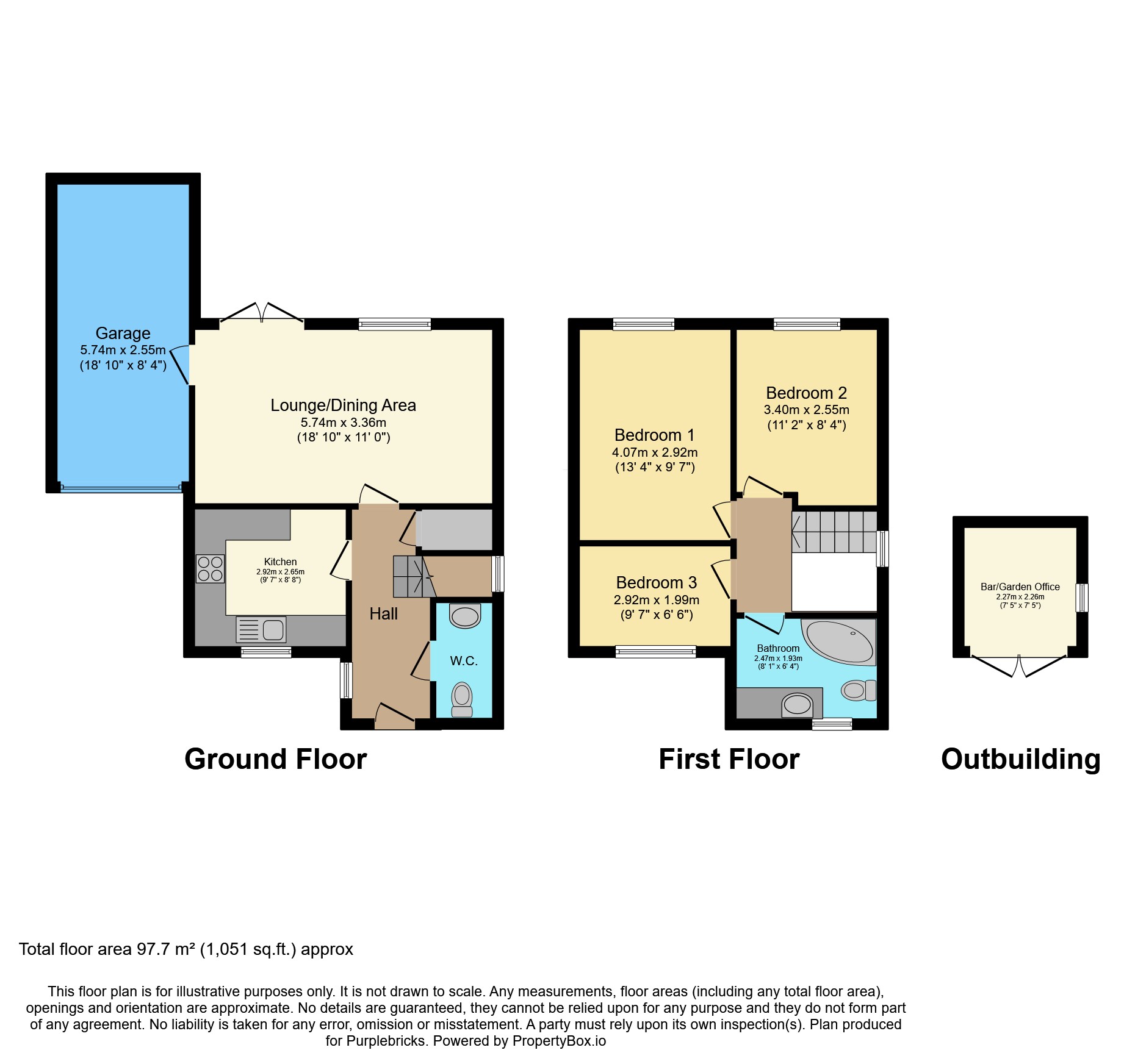3, Marston Close, Bradford floorplan