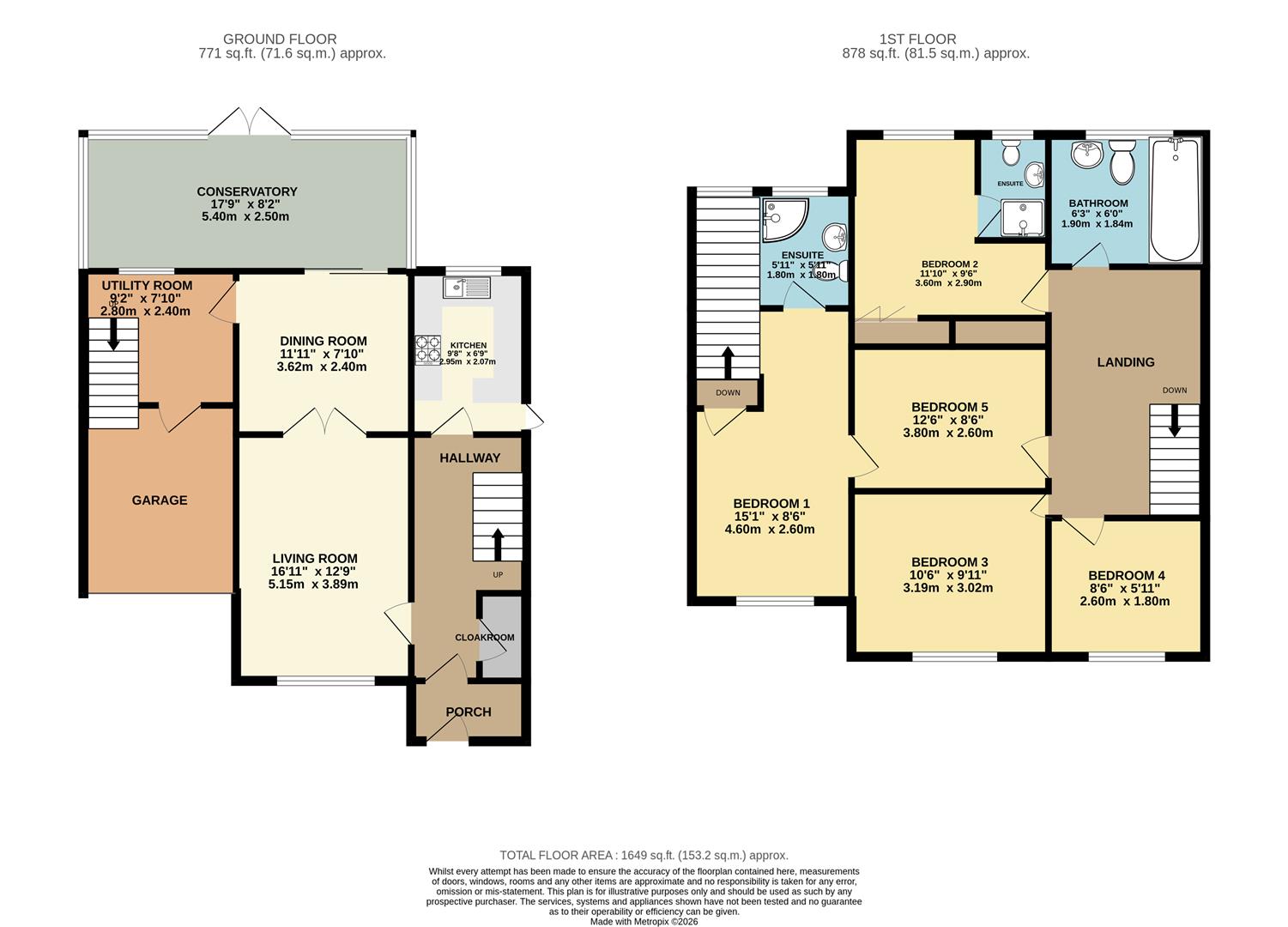 9, Sycamore Drive, Hailsham floorplan