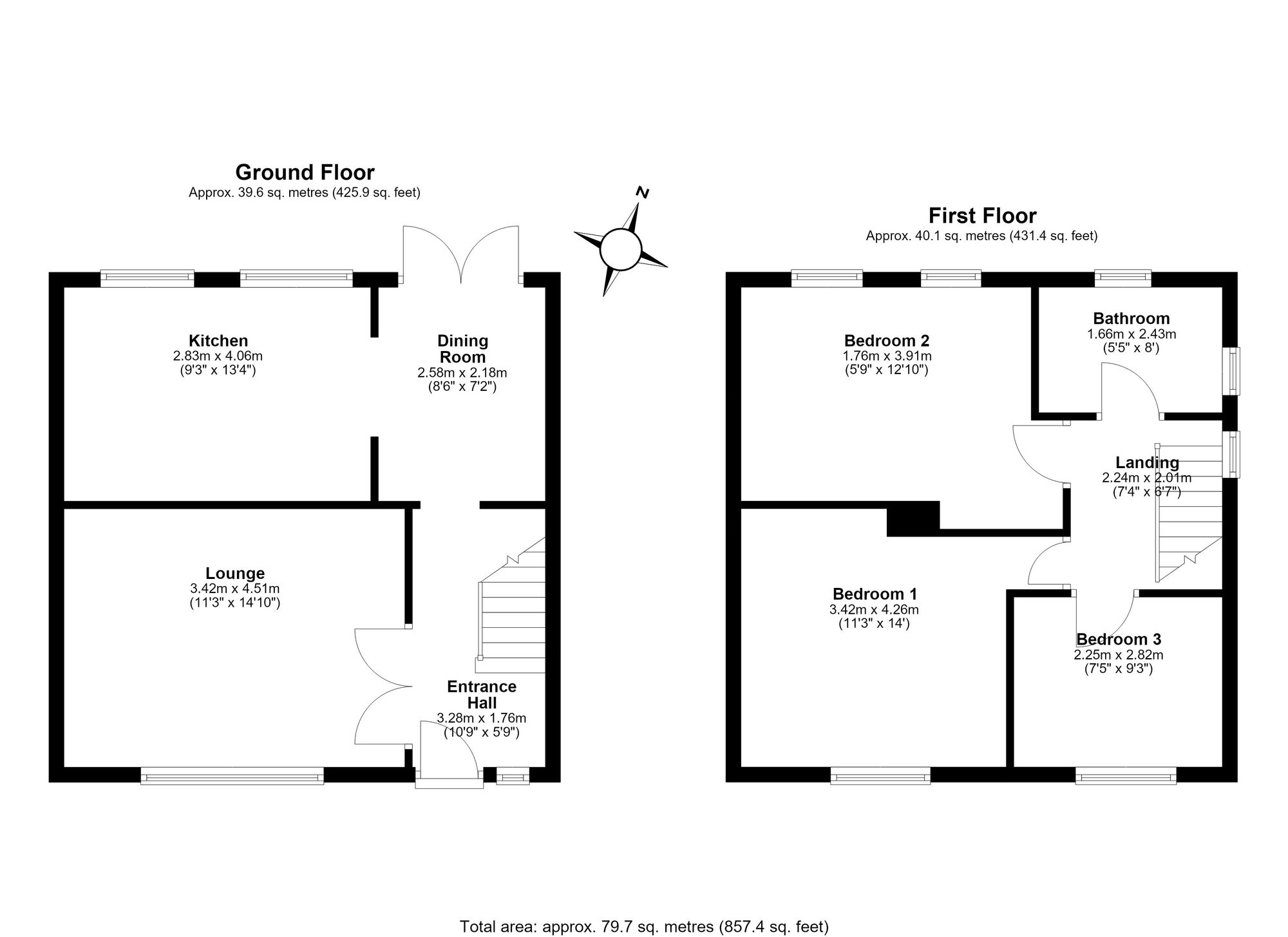 9 Ampleforth Road, Billingham floorplan