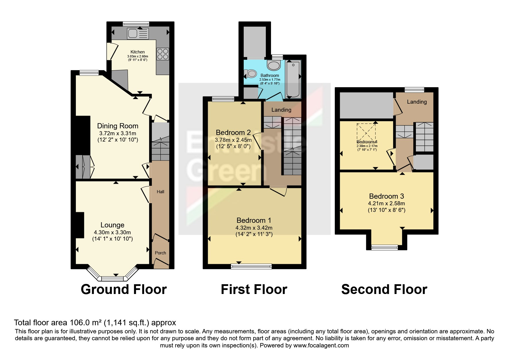 20, Redvers Street, Lancashire floorplan