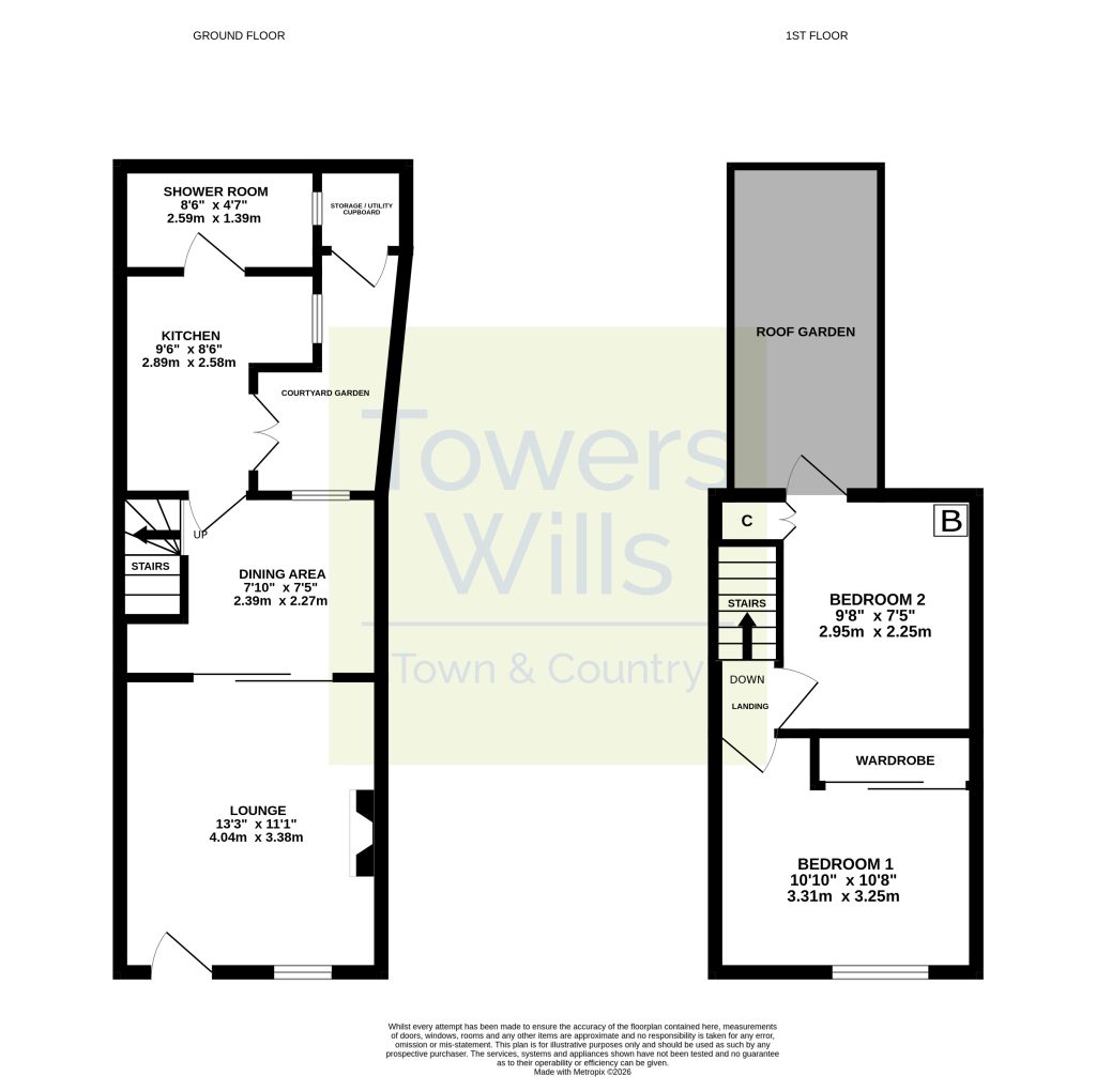 59, North Street, Martock floorplan