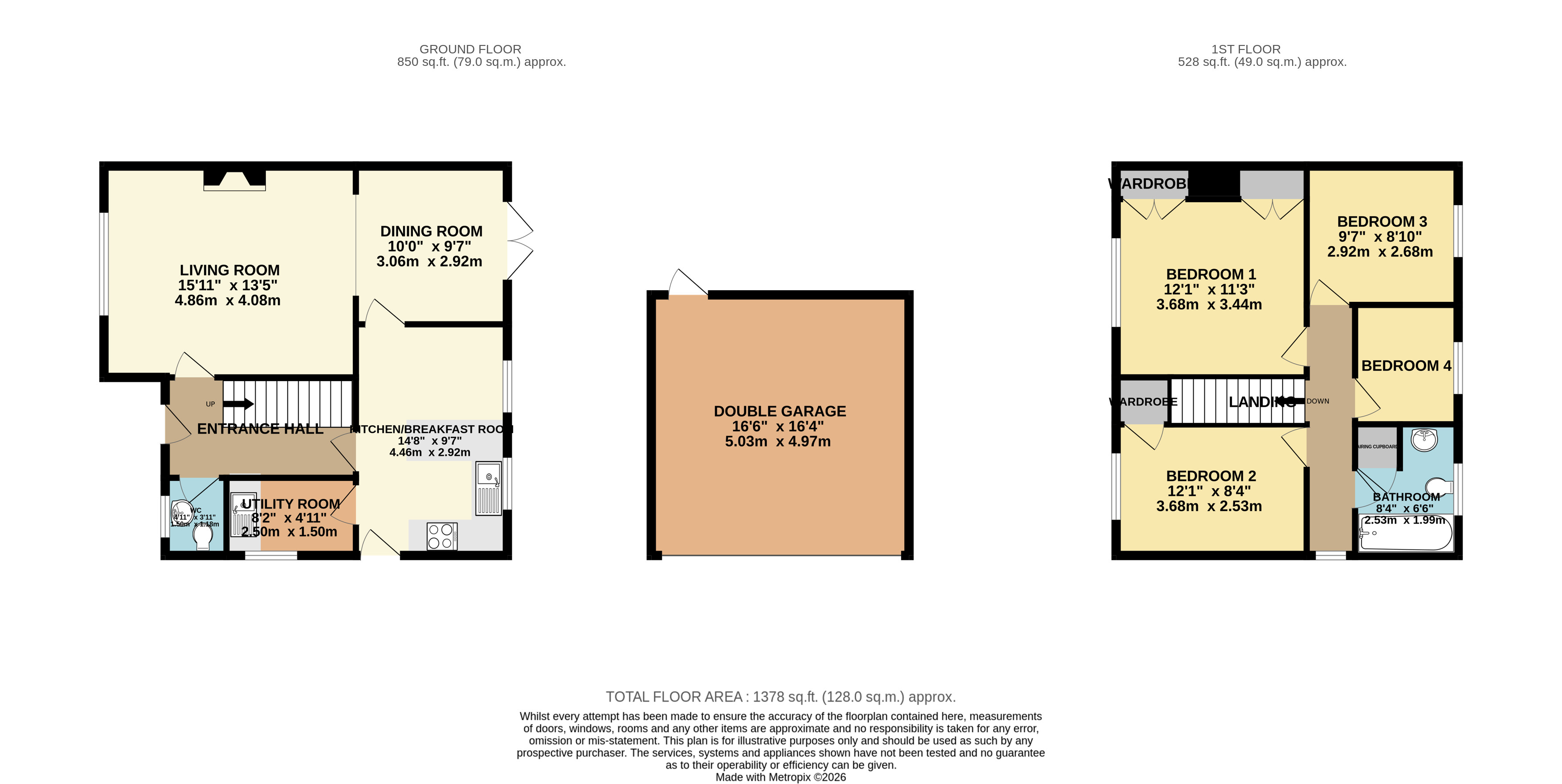 14, Somerfield Way, Leicester floorplan
