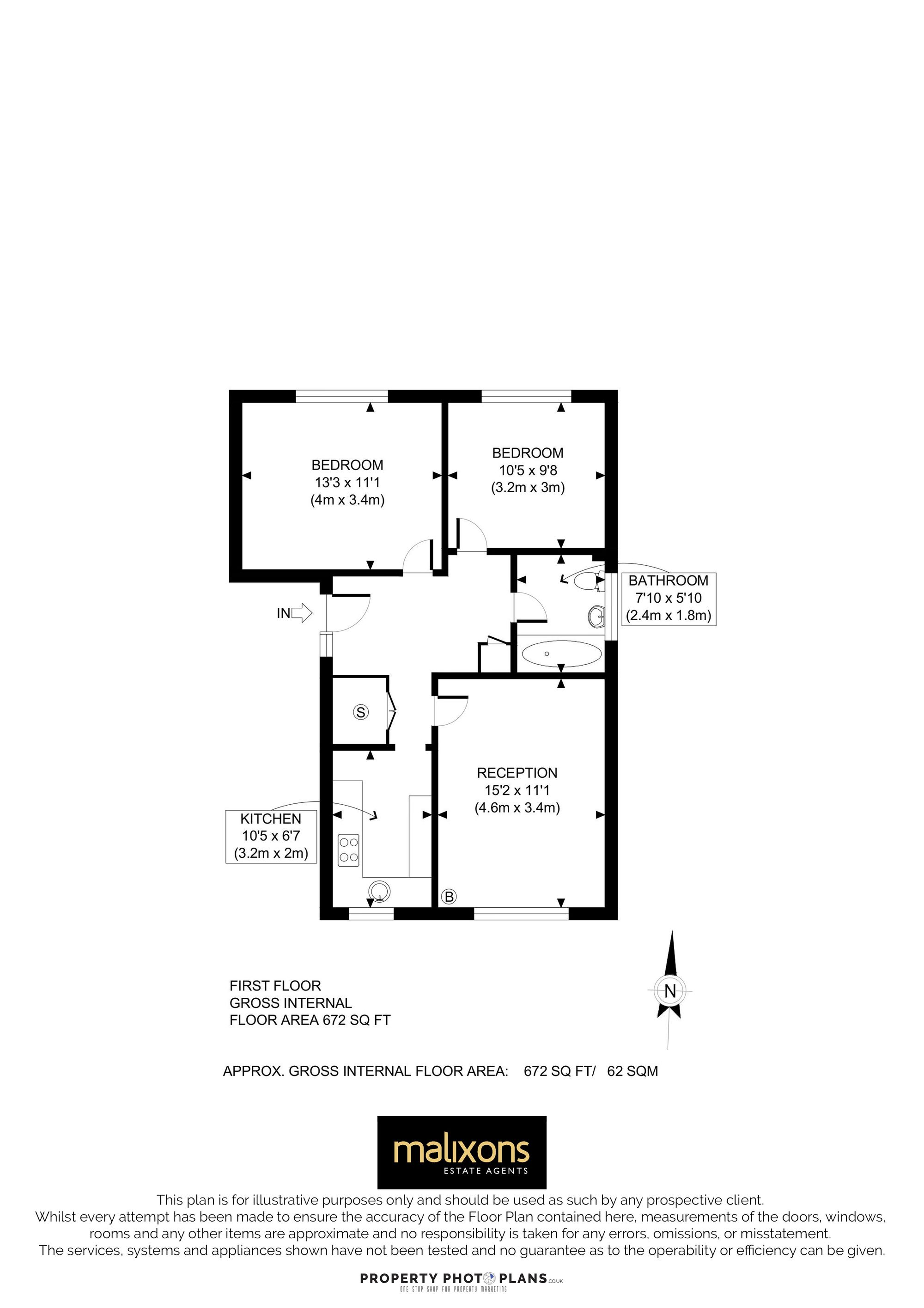 Flat 4, Magdalen Court, London floorplan