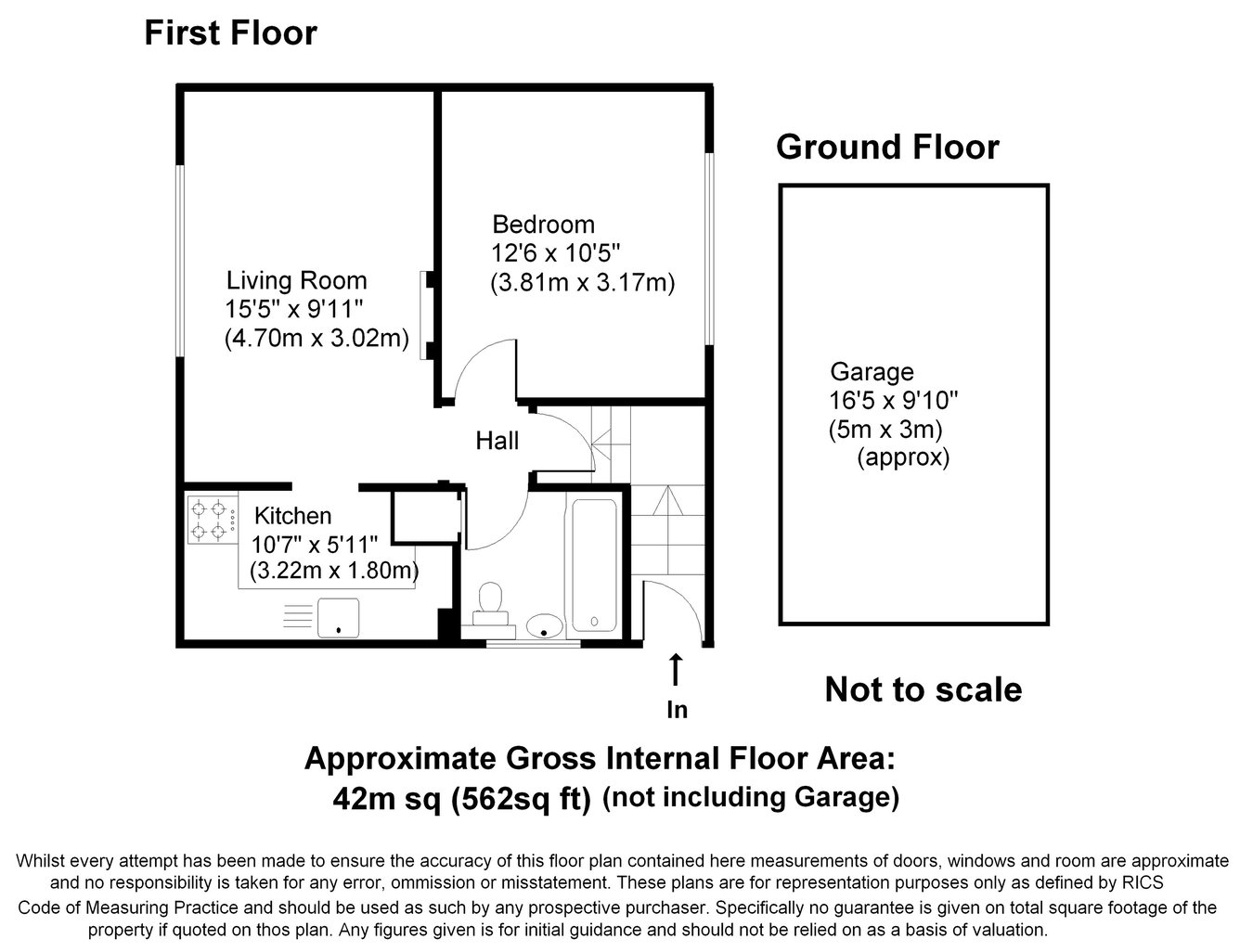 55, Esher Road, Hersham floorplan