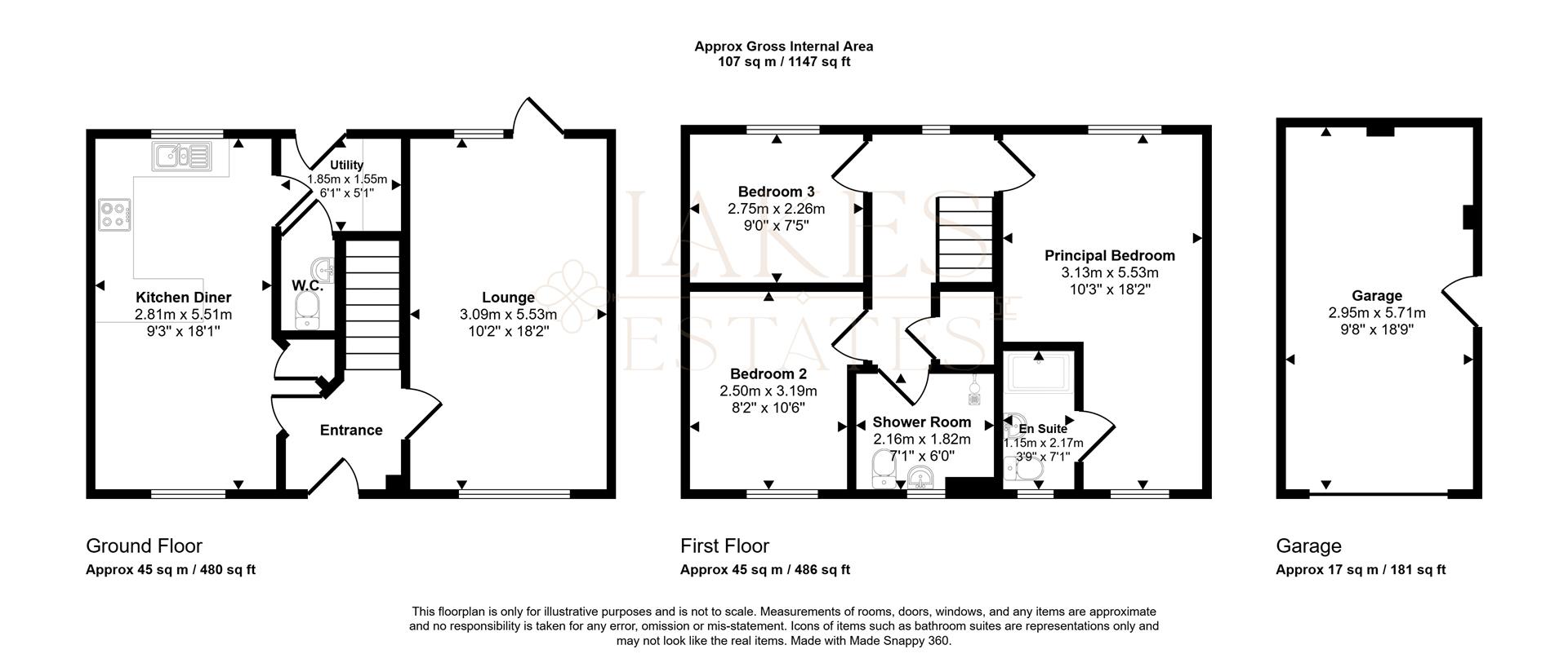 18, Tulip Gardens, Penrith floorplan