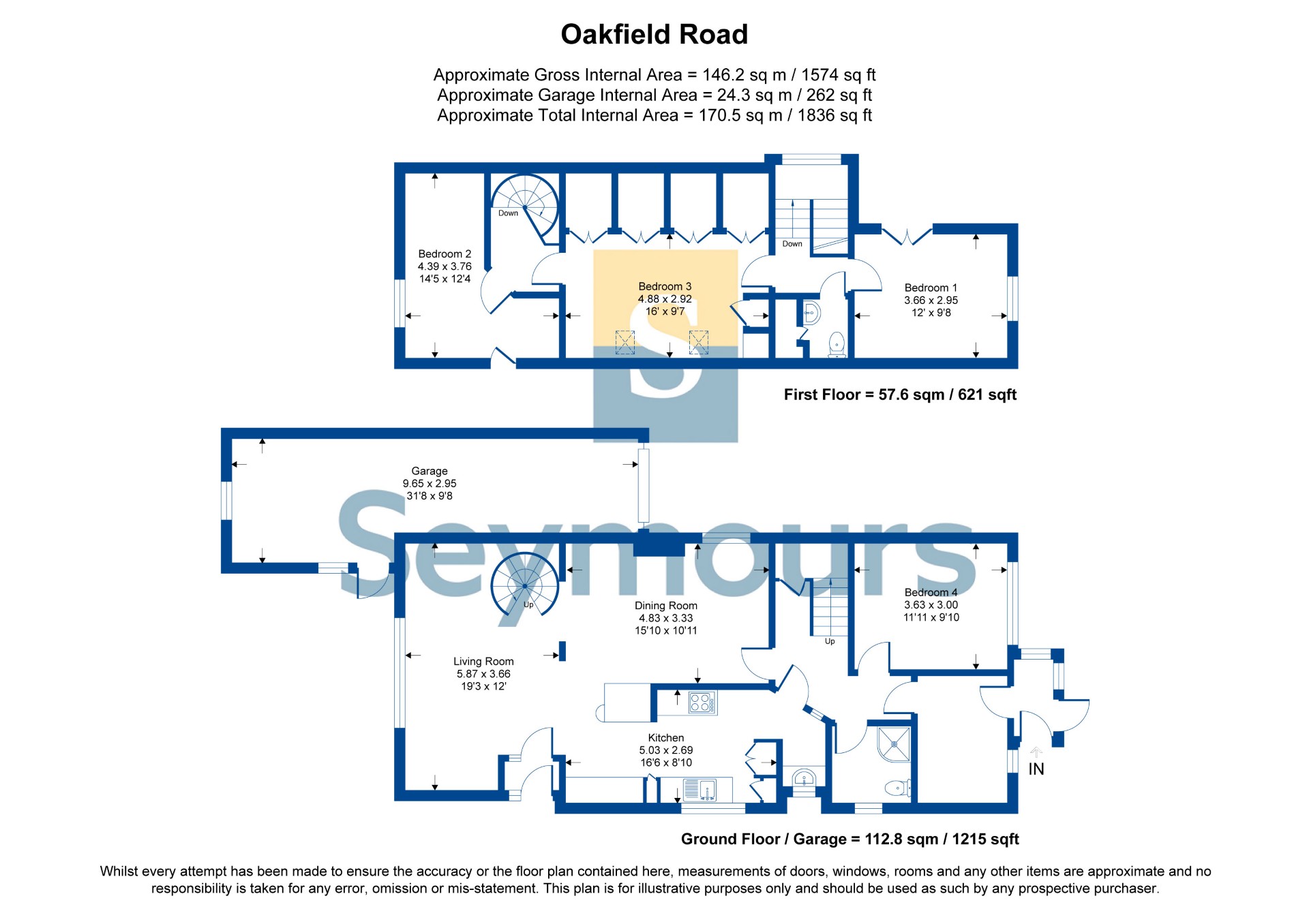 53, Oakfield Road, Camberley floorplan
