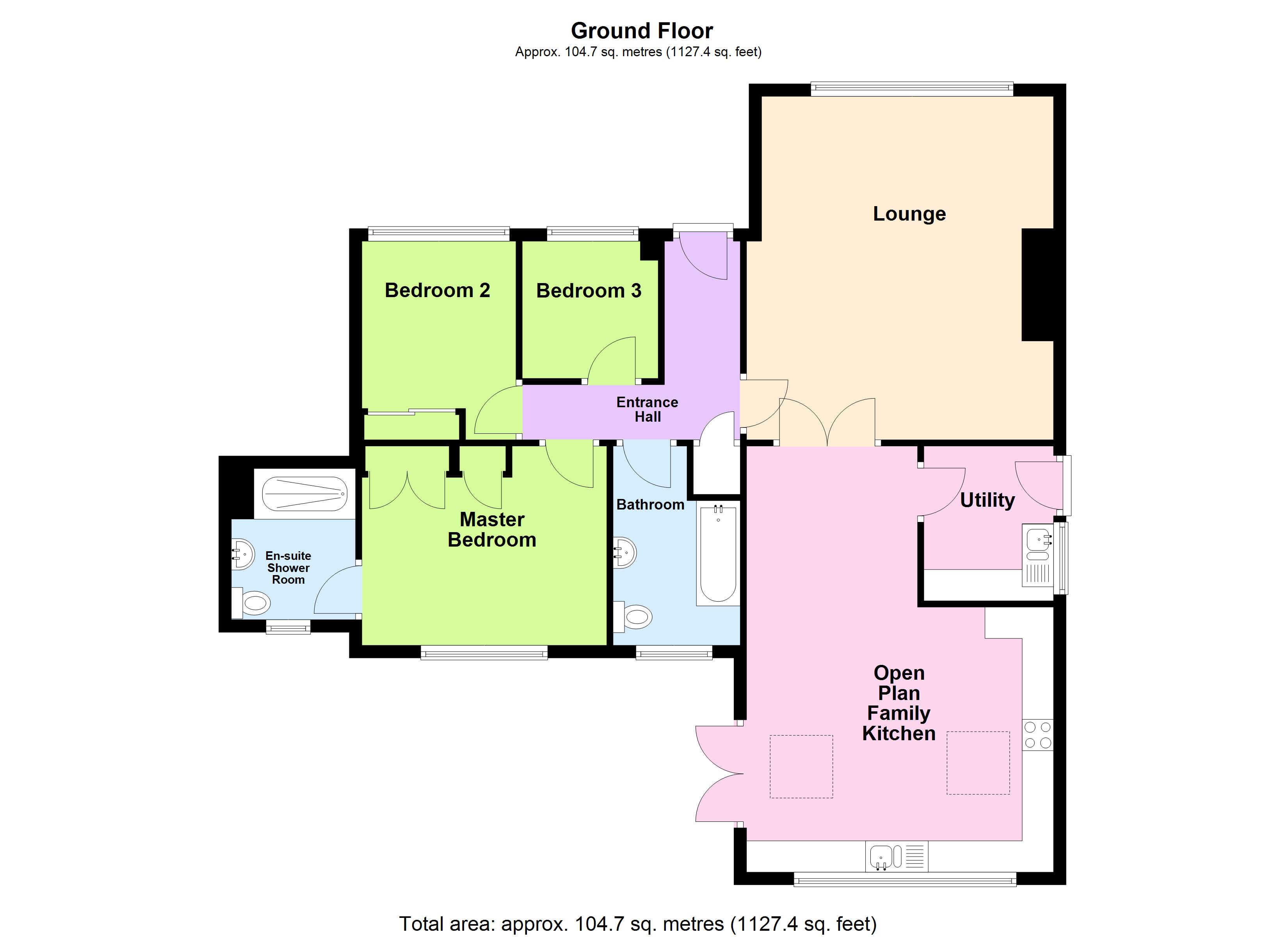 10, Milner Close, Rotherham floorplan