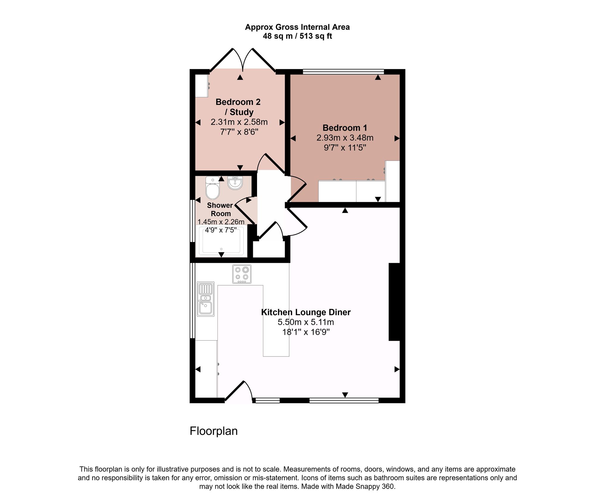 17 Beansway, York floorplan