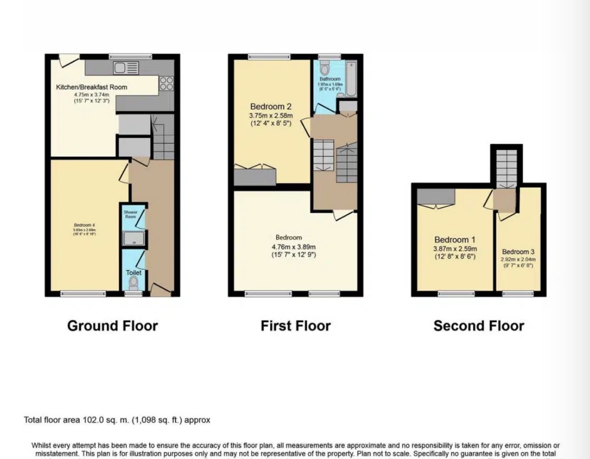 178b, St. Andrews Avenue, Colchester floorplan