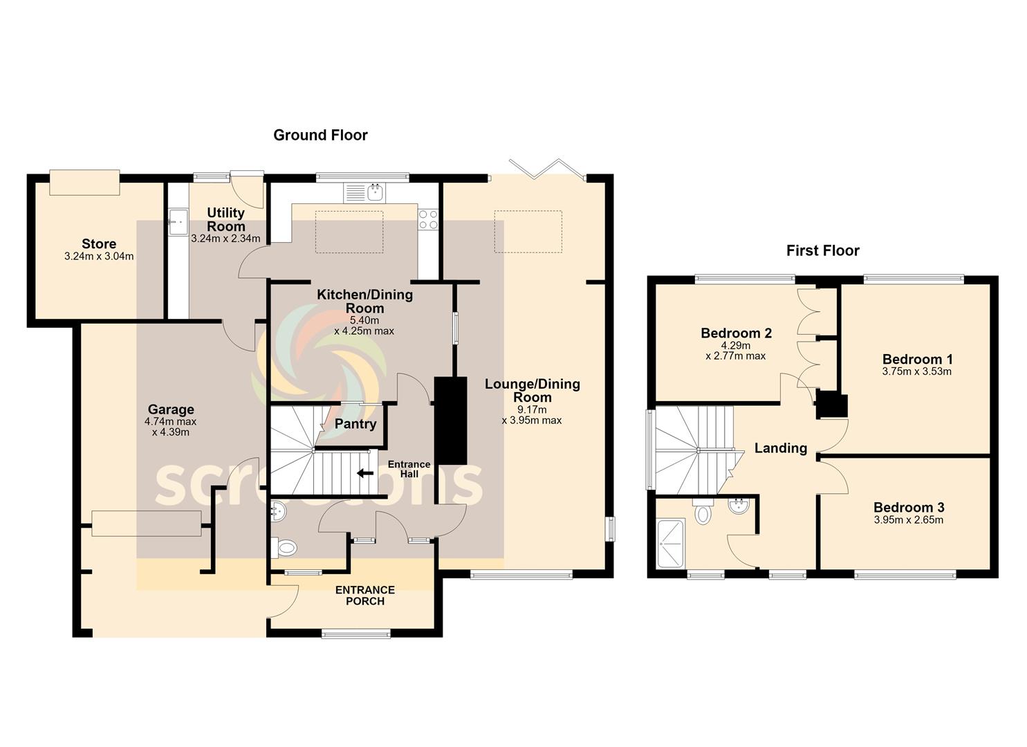 79, Mansion Court Gardens, Thorne floorplan