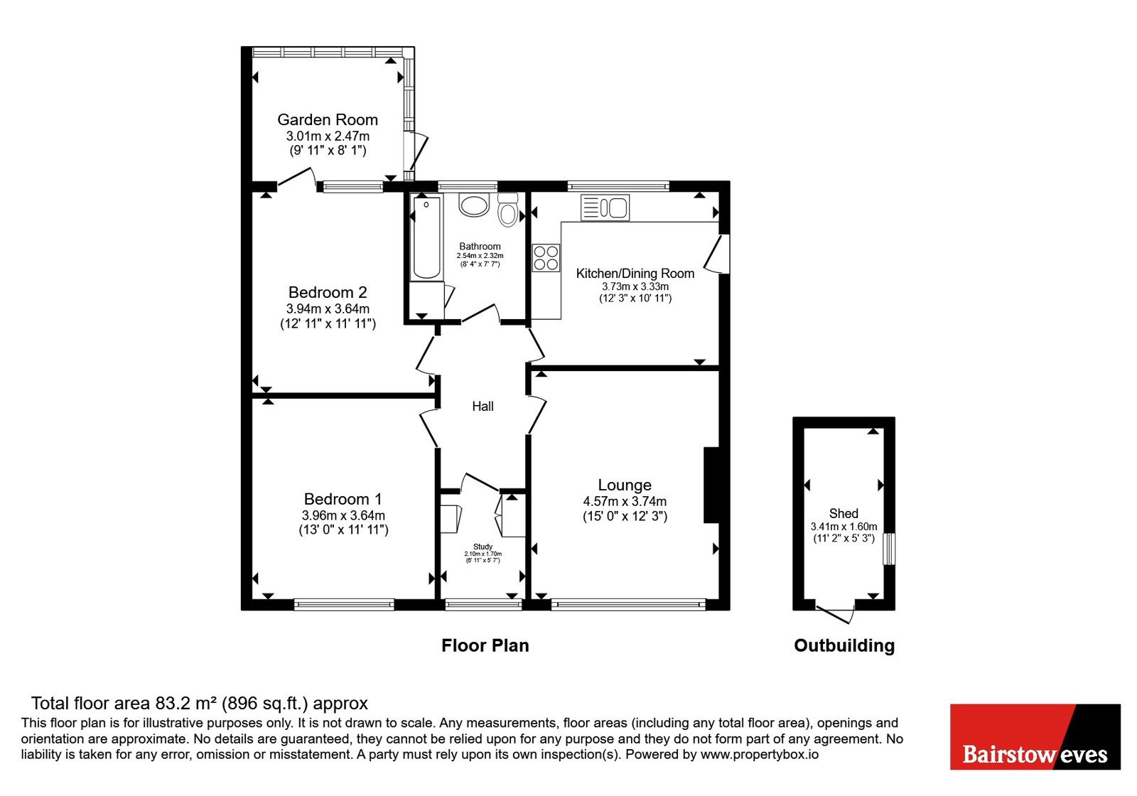 197, Kingsway, Nottingham floorplan